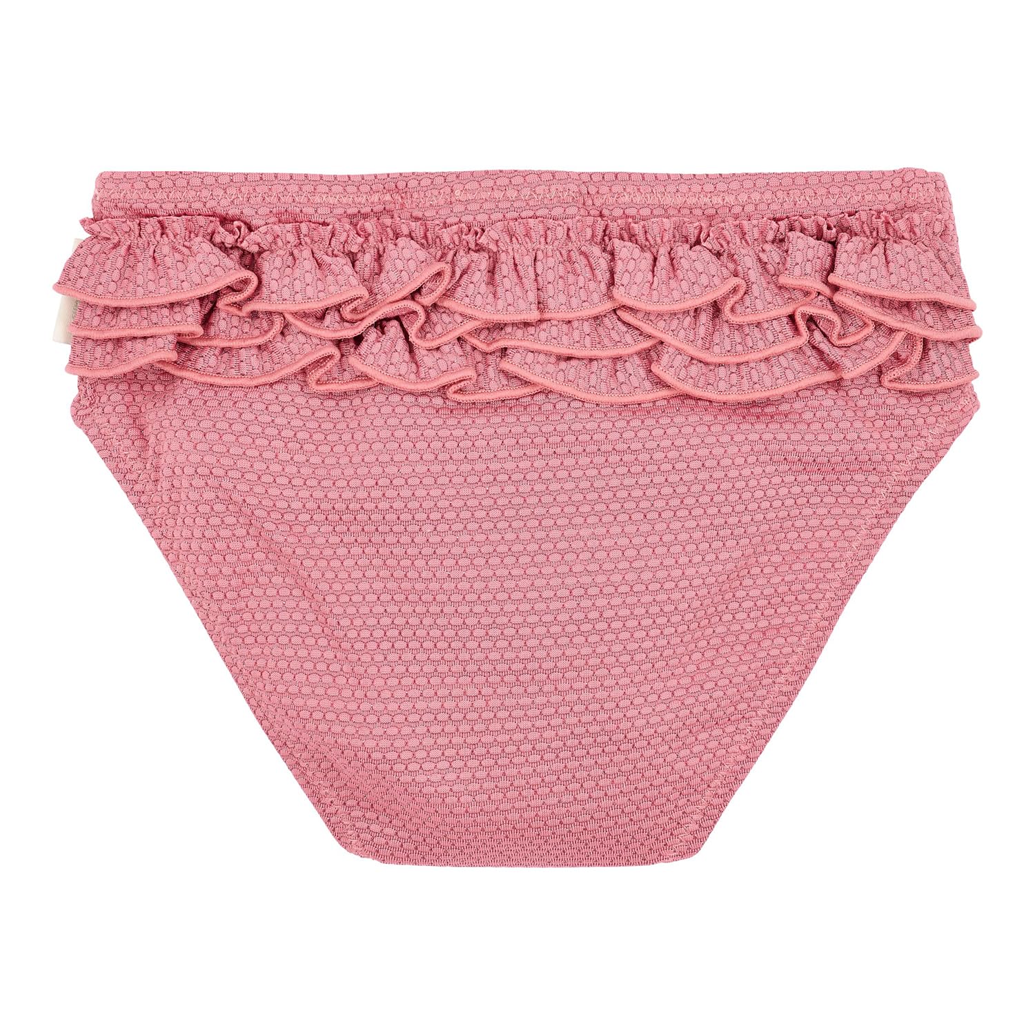 Badehose mit Rüschen und Glitzer - Dreamy Pink Sparkle rosa (Gr. 62/68)