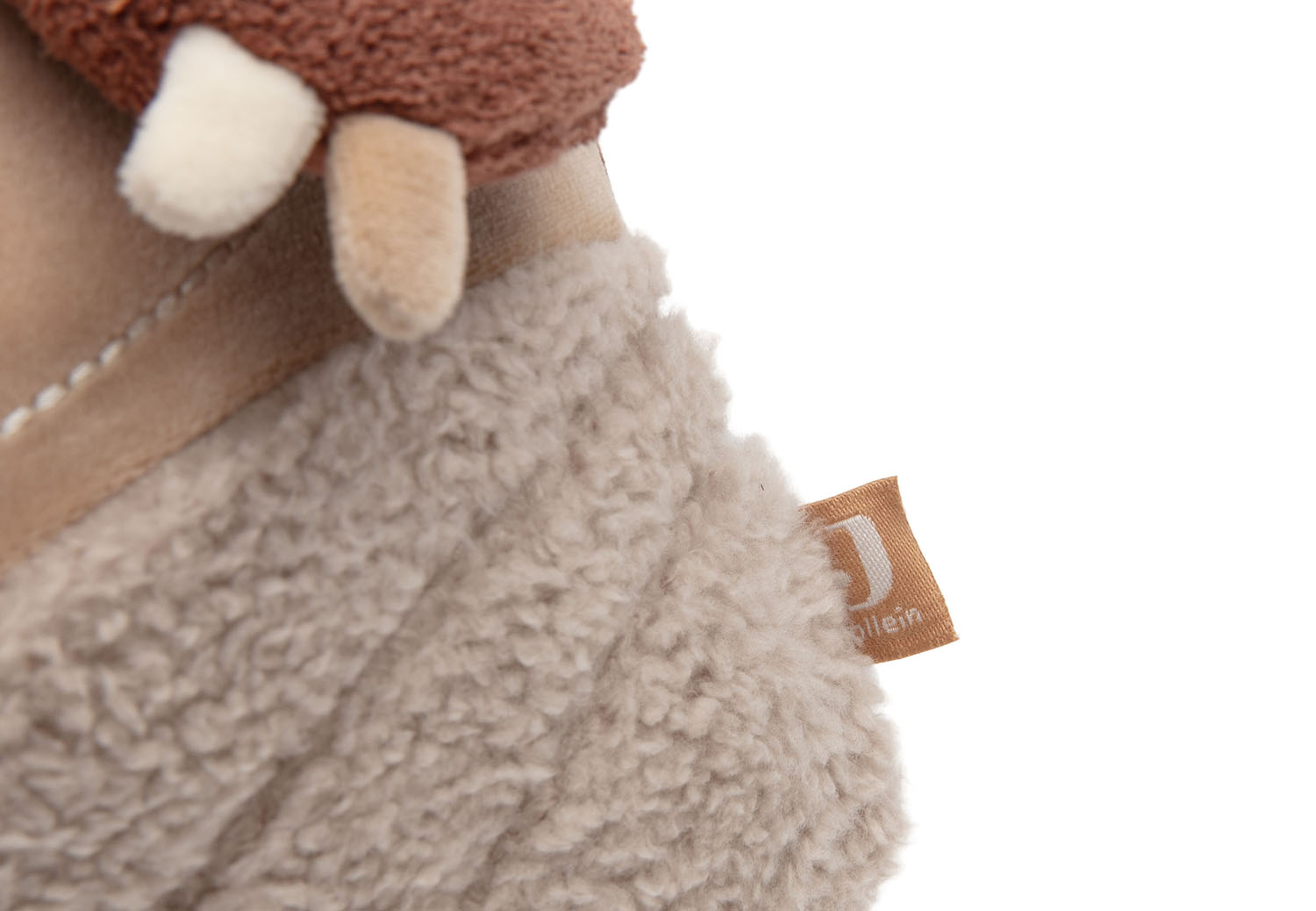 Stoff Activity Fühldreieck - Woolly braun