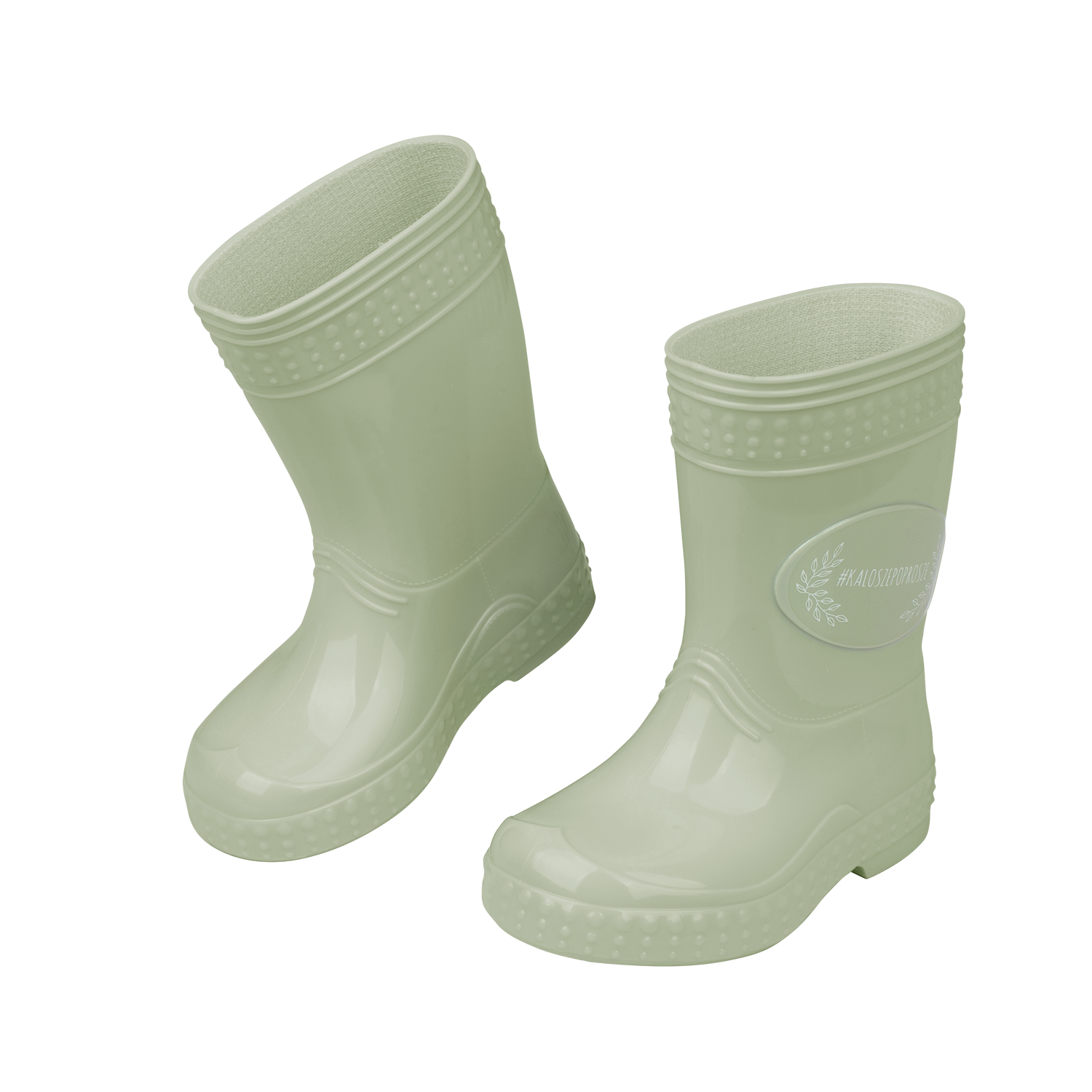 Gummistiefel / Regenstiefel Soft Blätter mint (Gr. 21/22)