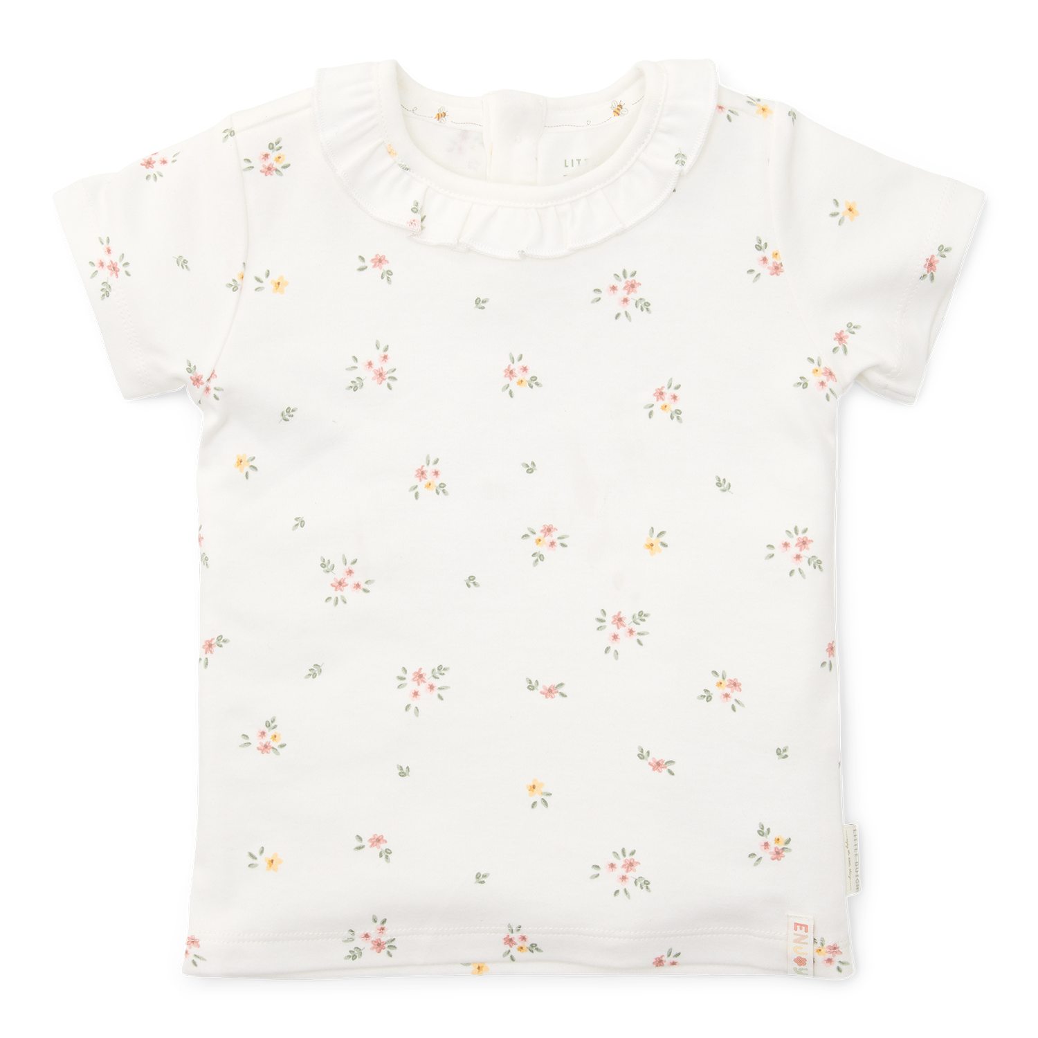 T-Shirt mit Rüschen White Meadows Little Farm weiß (Gr. 92)