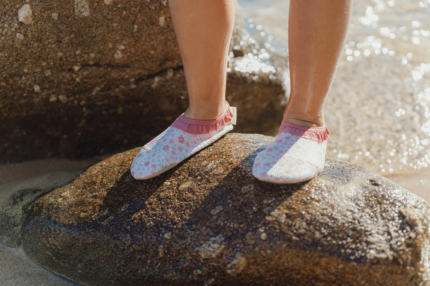 Badeschuhe - Dreamy Flowerfield rosa (Gr. 25/26)