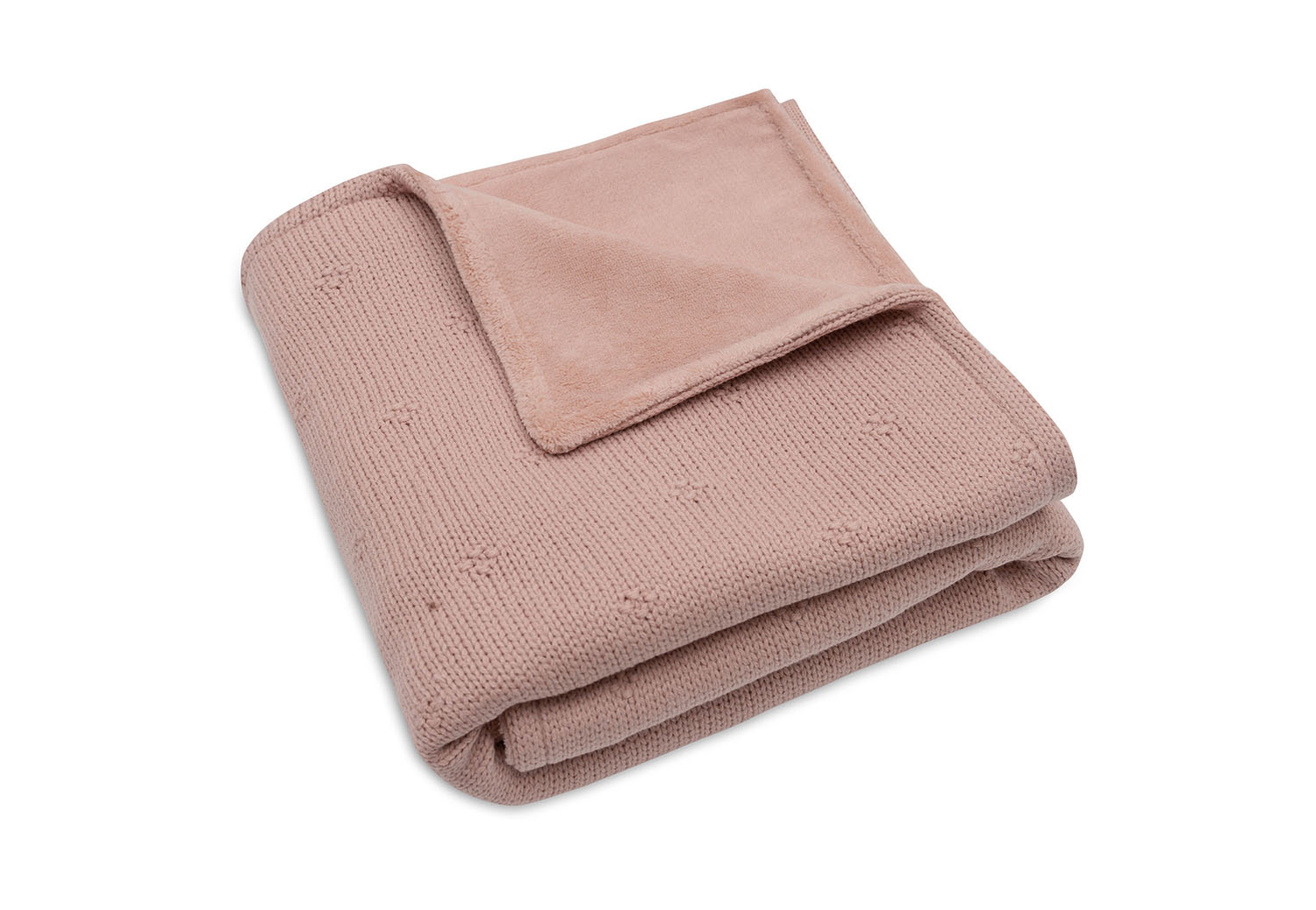 Babydecke Strick mit Fleece - Cosy Knit wild rose (75x100 cm) Babydecke Strick mit Fleece - Cosy Knit wild rose (75x100 cm)