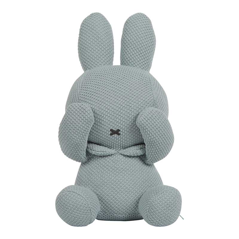 Guck-Guck Miffy Hase Strick stonegreen 28 cm