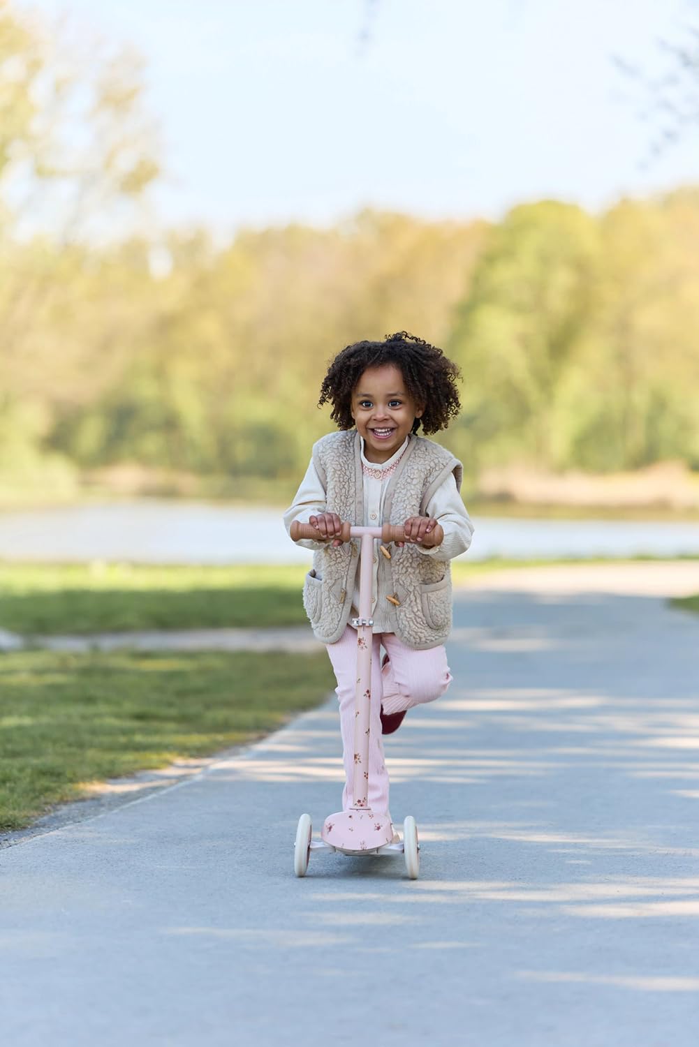 Kinderroller / Tretroller - Fairy Floral pink