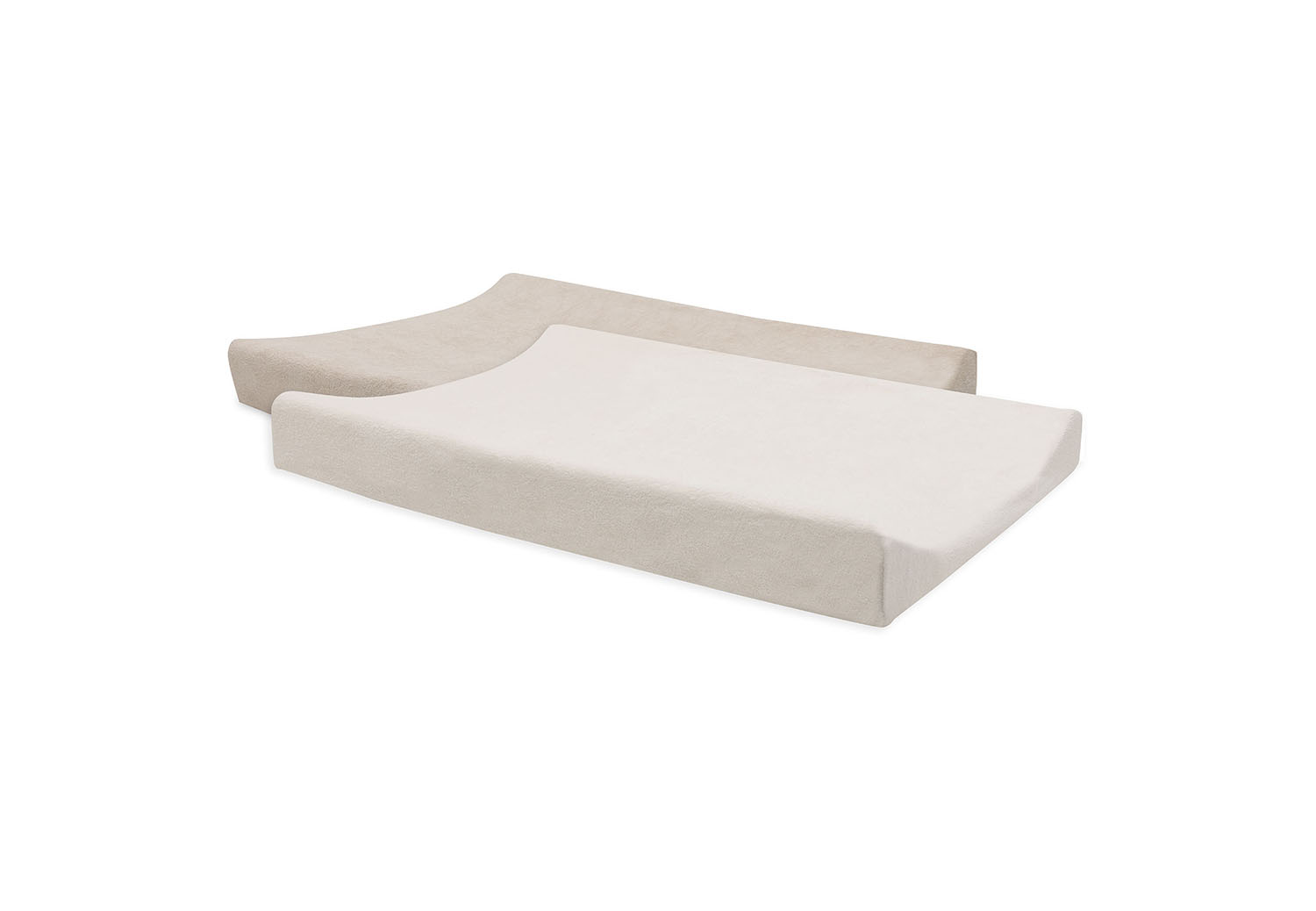 Wickelauflagenbezug 2er Set Frottee - Oatmeal / Sand (50x70 cm)