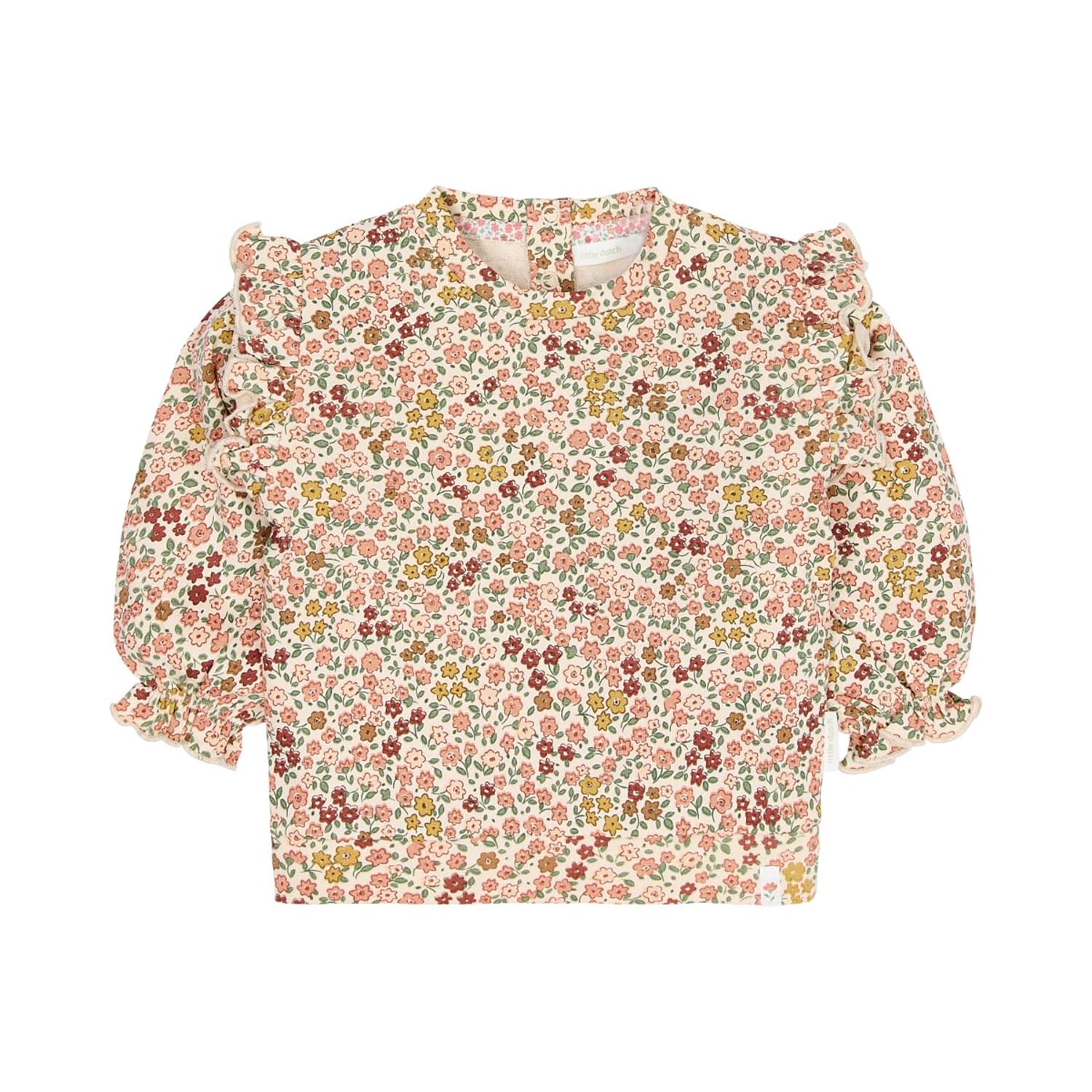 Long Sleeve Shirt / Pullover Blumendruck - Safari Friends rosa (Gr. 74)