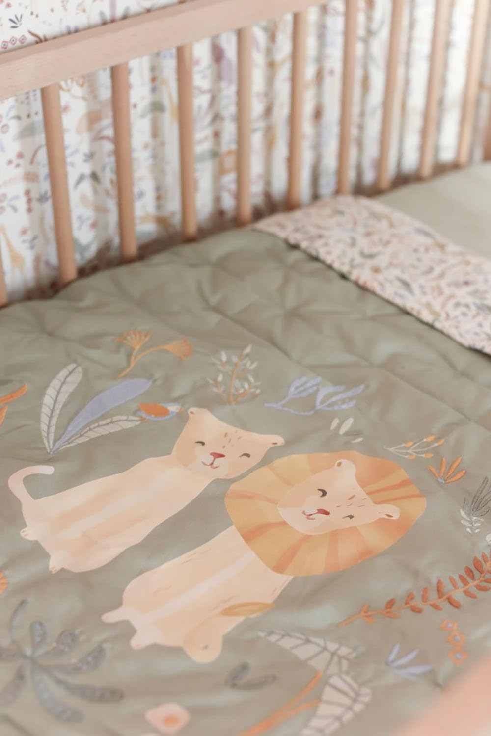 Kinderbettlaken Safari Wonders - Safari Friends (110x140 cm)