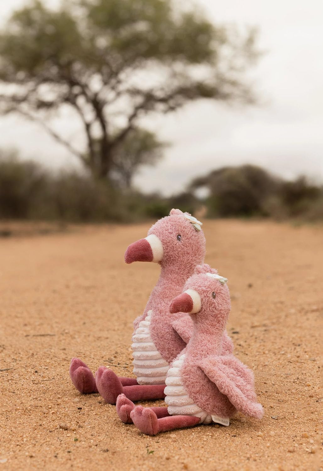Stofftier Kuscheltier Flamingo - Safari Friends rosa (17 cm)