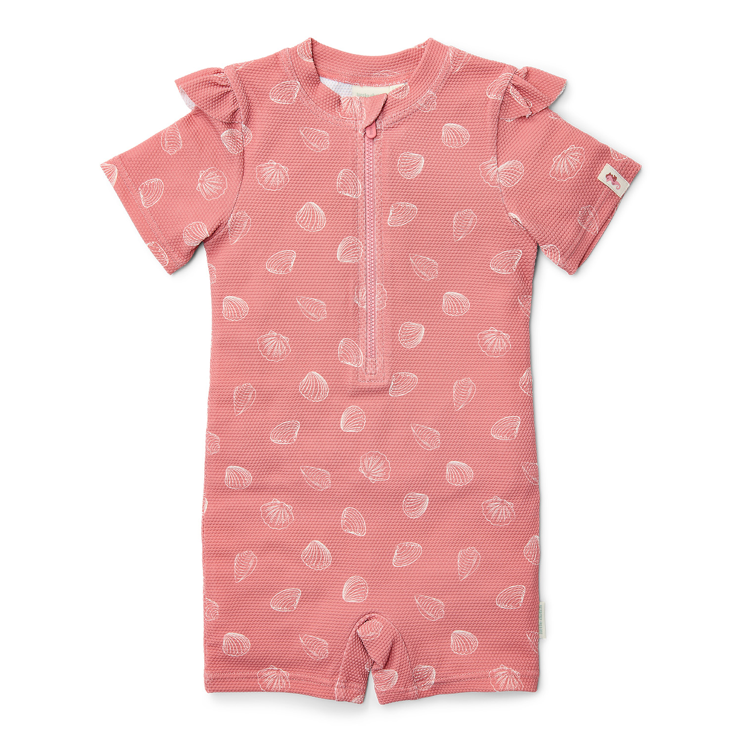 Schwimmanzug mit Rüschen kurzarm - Ocean Treasures pink (Gr. 62/68) Schwimmanzug mit Rüschen kurzarm - Ocean Treasures pink (Gr. 62/68)