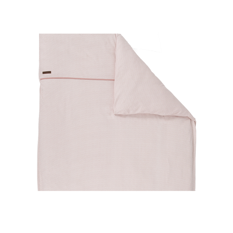 Kissenbezug für Kinderwagen Waves rosa 80 x 80 cm