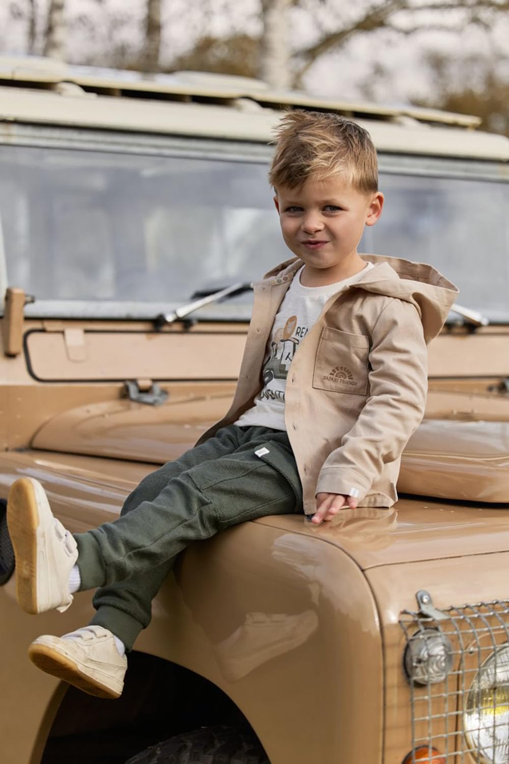 Cargohose Deep Olive - Safari Friends grün (Gr. 74)
