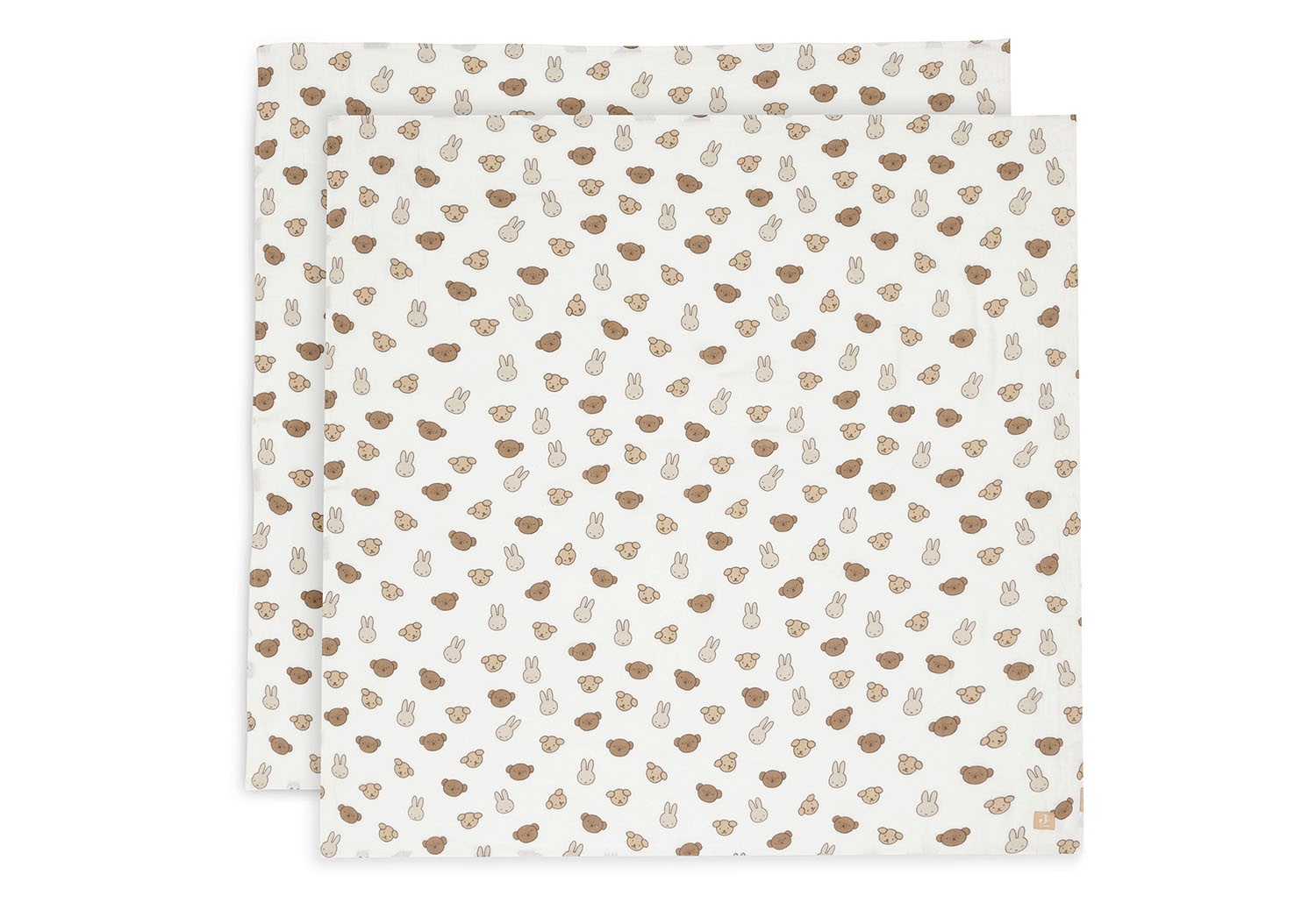 Mulltücher Swaddle 2er Set - Miffy and Friends (115x115 cm)