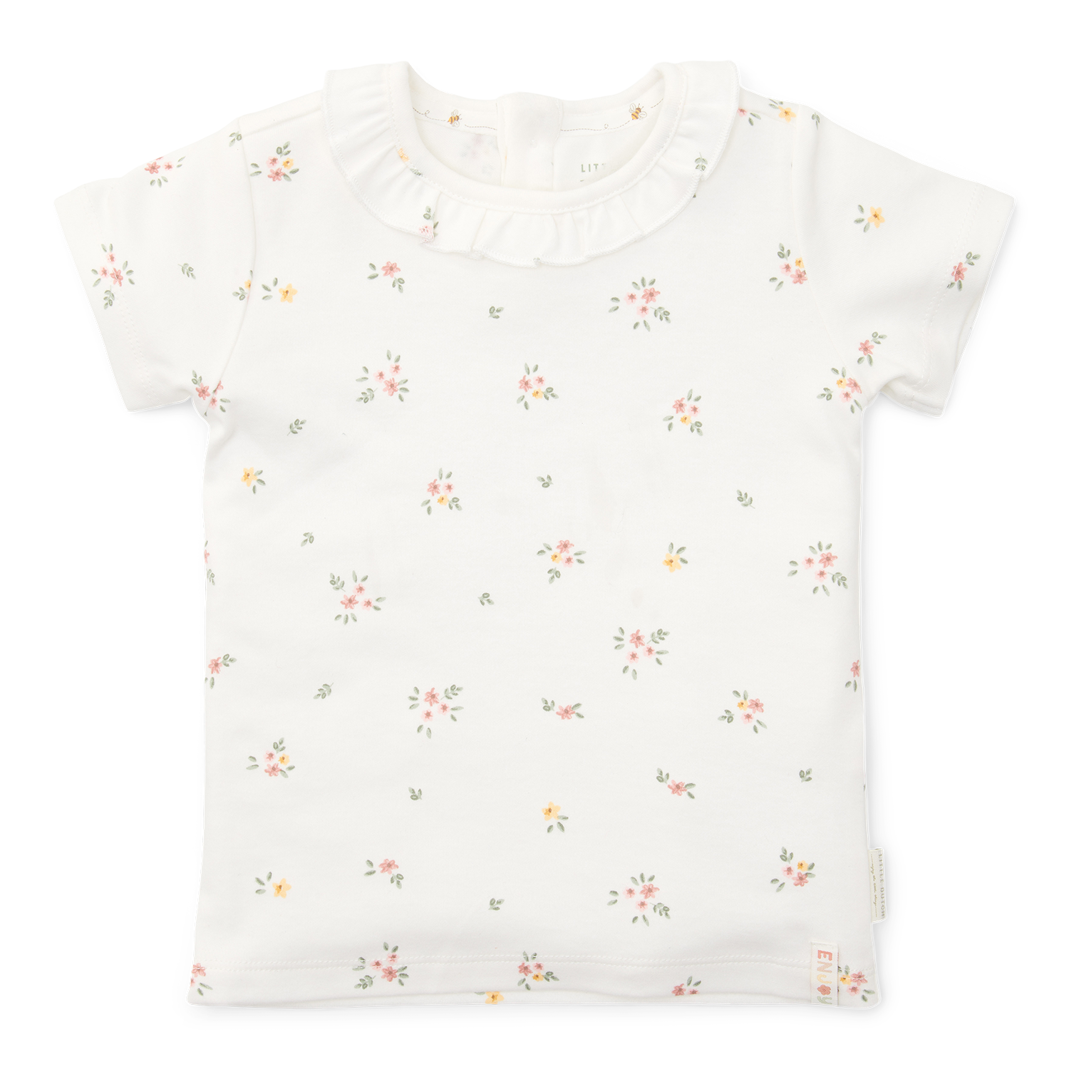 T-Shirt mit Rüschen White Meadows - Little Farm weiß (Gr. 104)