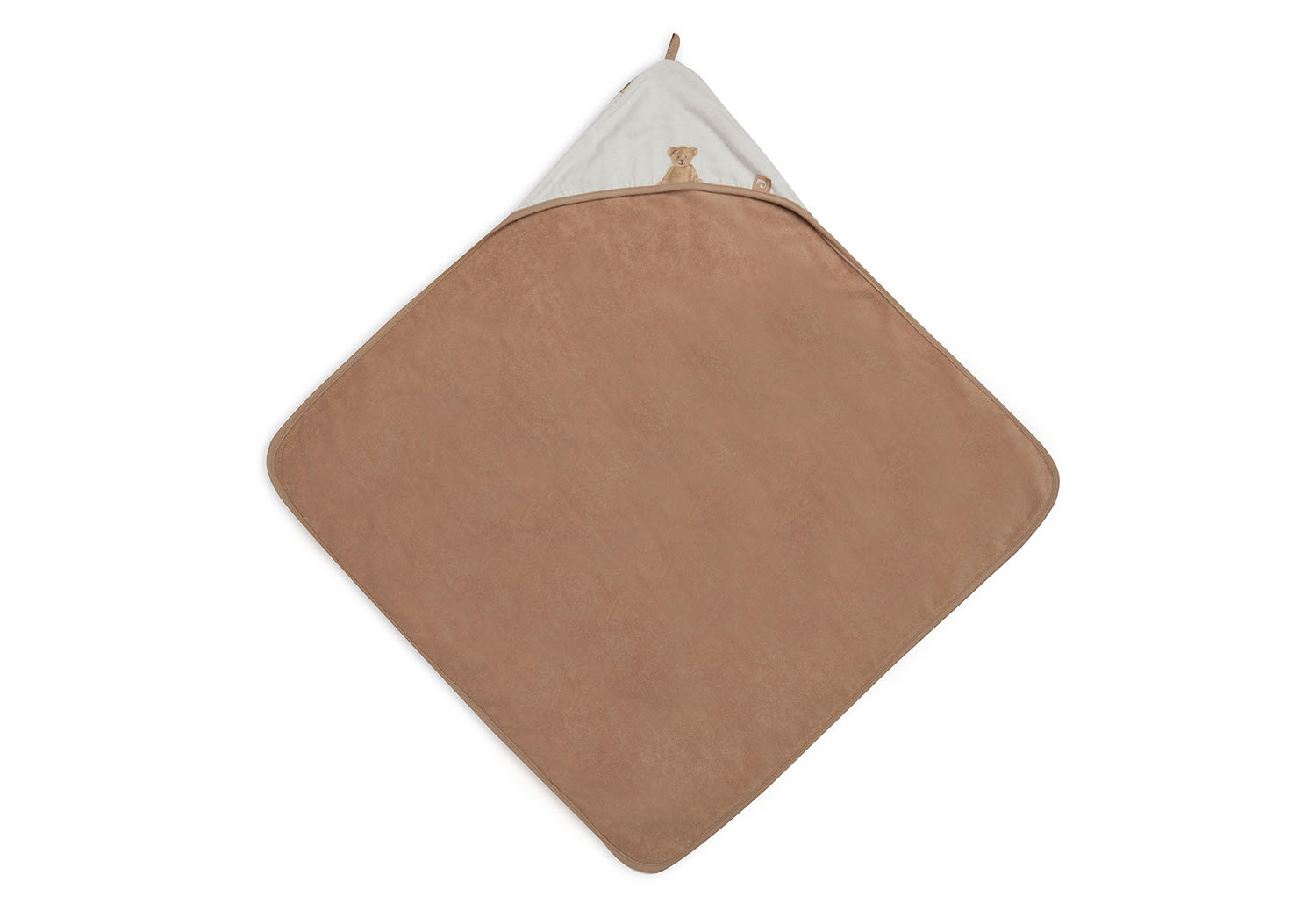 Kapuzenhandtuch Frottee Teddybär weiß (75x75 cm) Kapuzenhandtuch Frottee Teddybär weiß (75x75 cm)