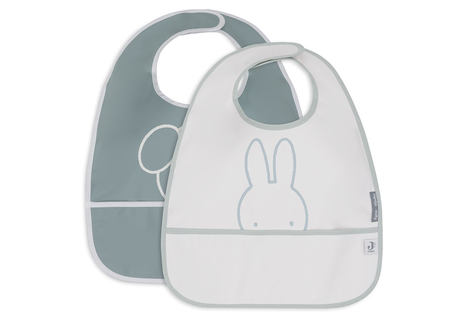 Lätzchen wasserdicht 2er Set - Miffy Peekaboo sea green Lätzchen wasserdicht 2er Set - Miffy Peekaboo sea green
