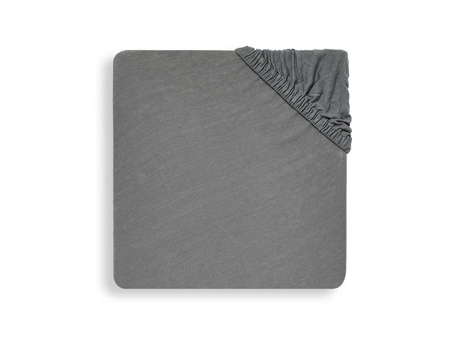 Spannbettlaken für Babybett Jersey grau (60x120 cm)