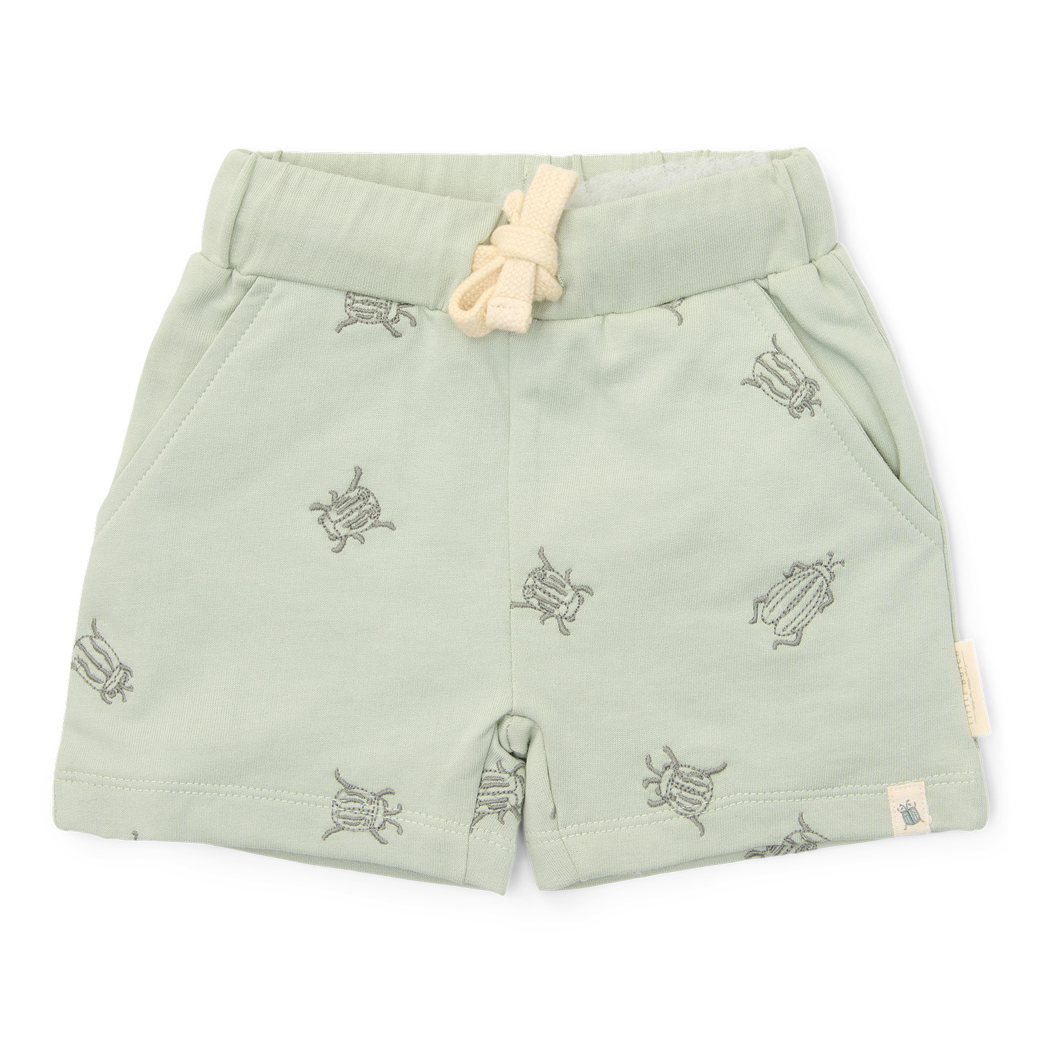 Kurze Hose / Shorts mit Taschen und Käfern - Forest Friends mint (Gr. 74) Kurze Hose / Shorts mit Taschen und Käfern - Forest Friends mint (Gr. 74)
