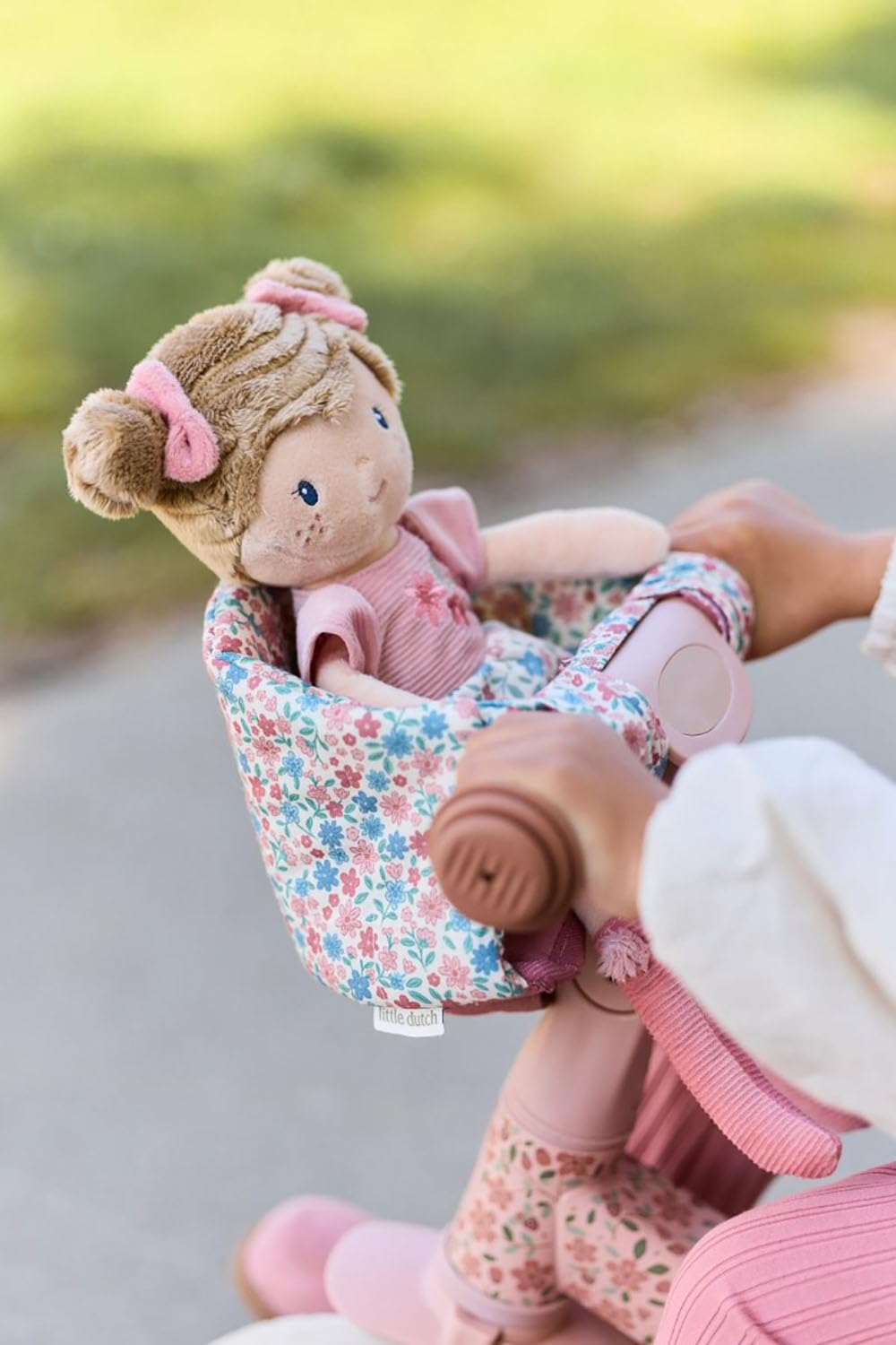 Puppenfahrradsitz - Essentials rosa