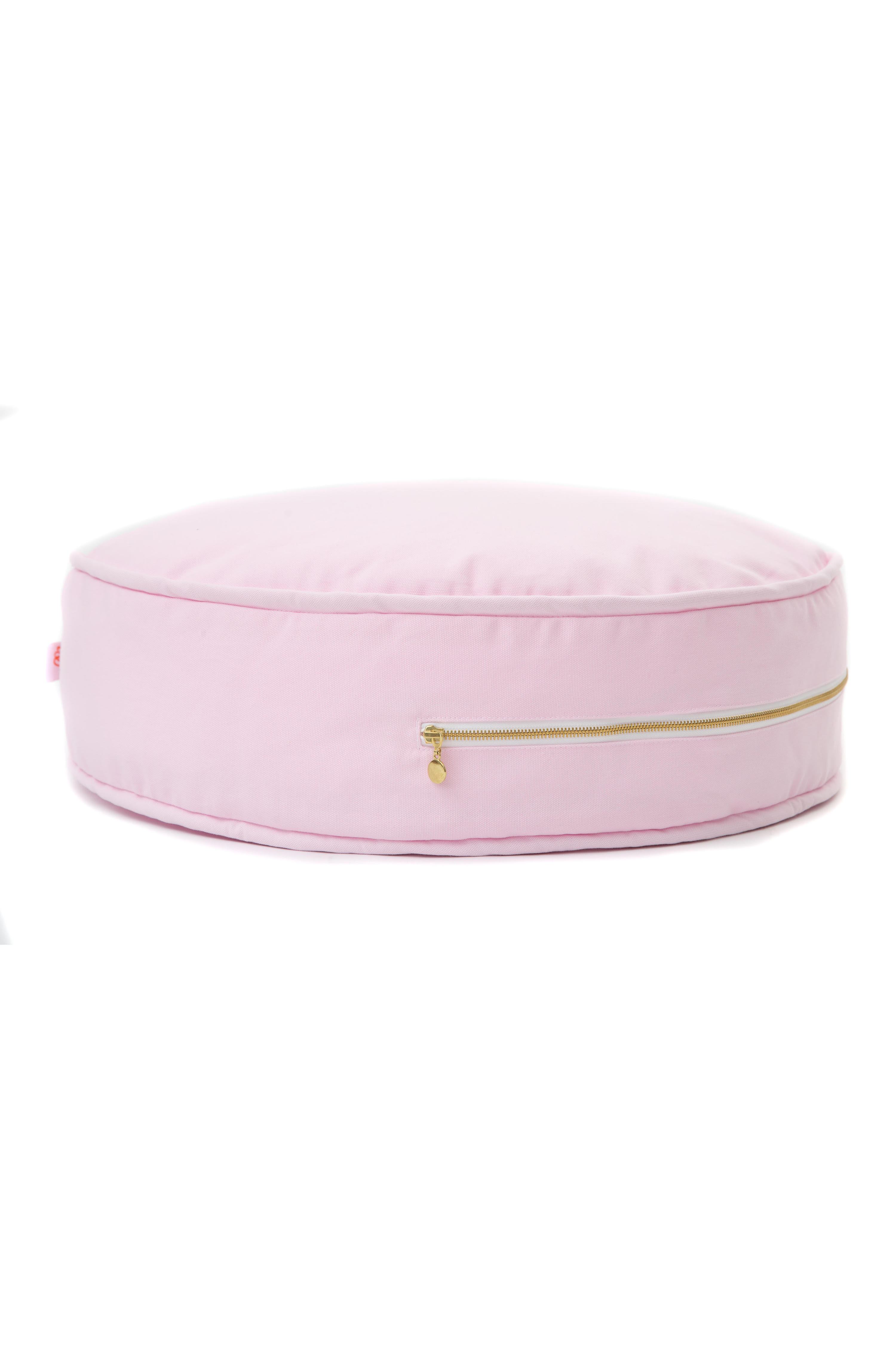 Rundes Sitzkissen Ottomane rosa Rundes Sitzkissen Ottomane rosa