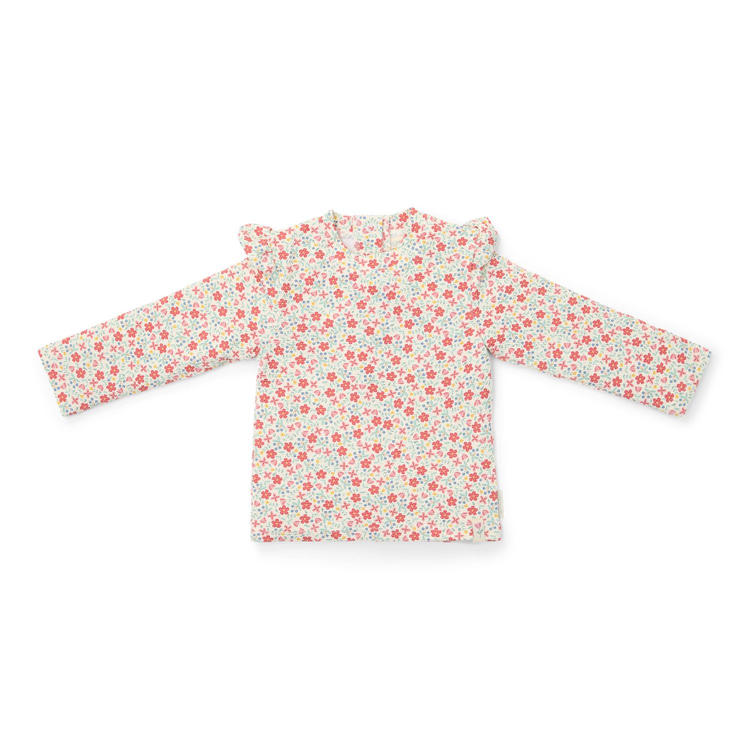 Schwimmshirt mit Rüschen langarm - Sunny Flowers (Gr. 62/68)
