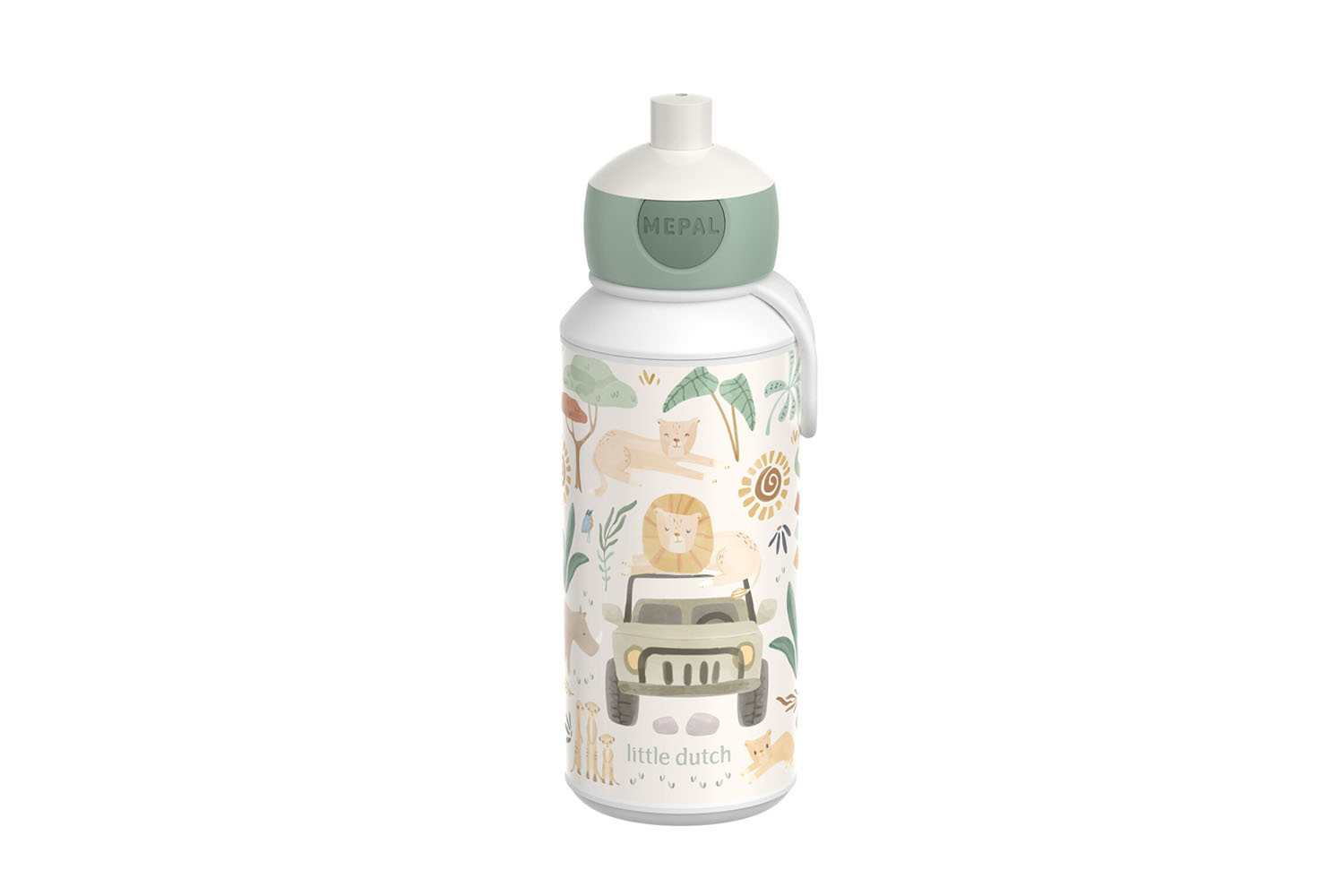 Trinkflasche Pop-up Campus - Safari Friends 400 ml