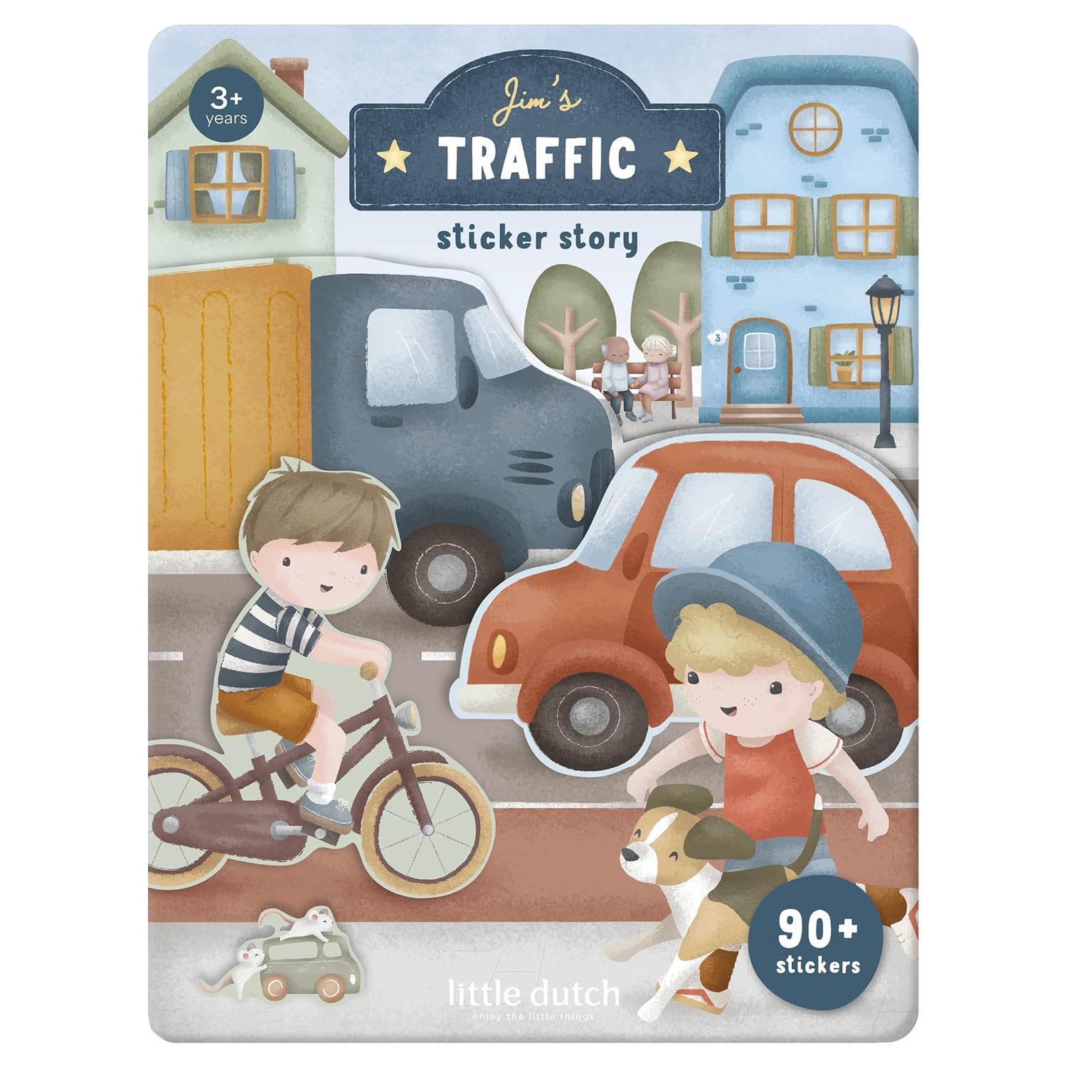 Aufkleber-/ Stickerset Sticker Story Jim's Traffic - Jim & Friends
