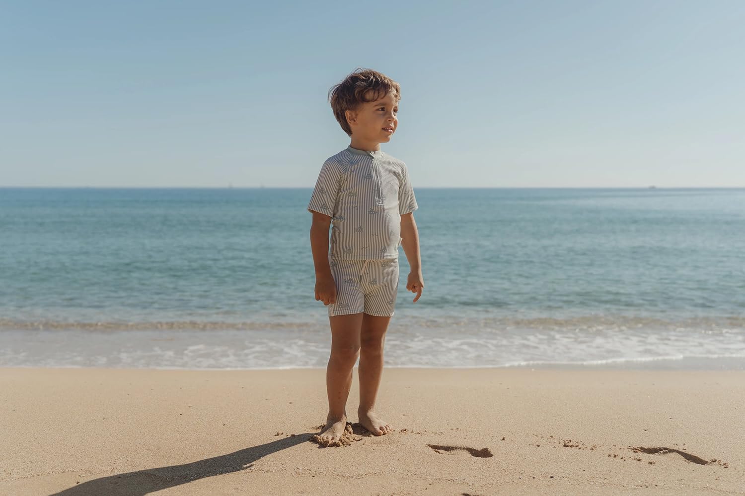 Schwimmshirt + Badehose 2er Set - Ocean Adventure grün (Gr. 62/68)