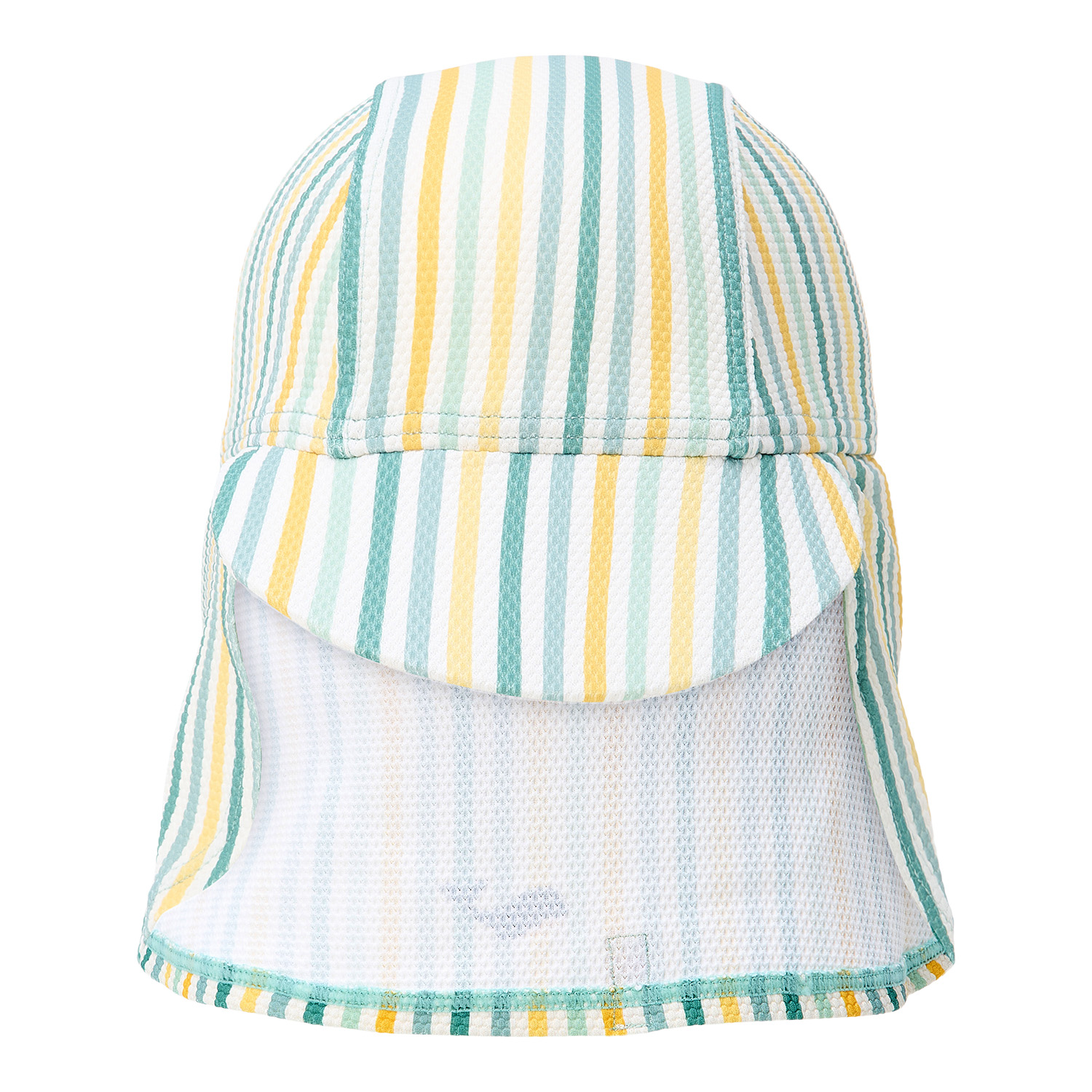 Sonnenhut mit Nackenschutz - Stripes (Gr. 1 / 0-12 Monate)