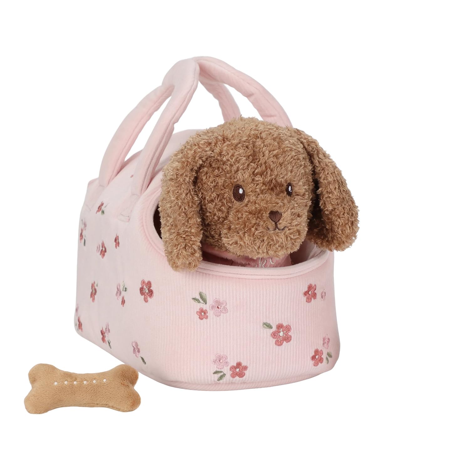 Stofftier Kuscheltier Hund Jackie mit Zubehör - Essentials (23 cm)