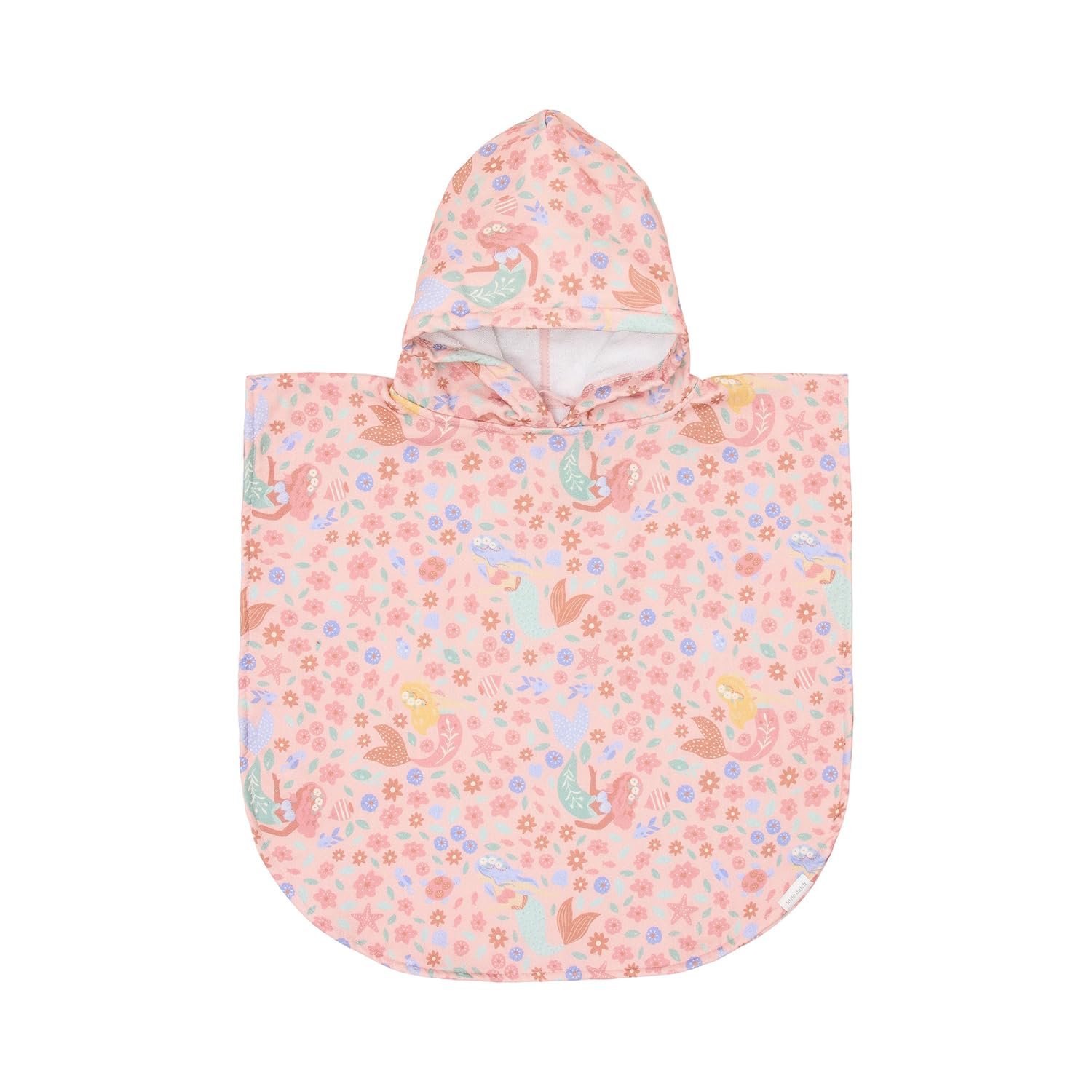 Badeponcho / Strandponcho - Dreamy Mermaid rosa
