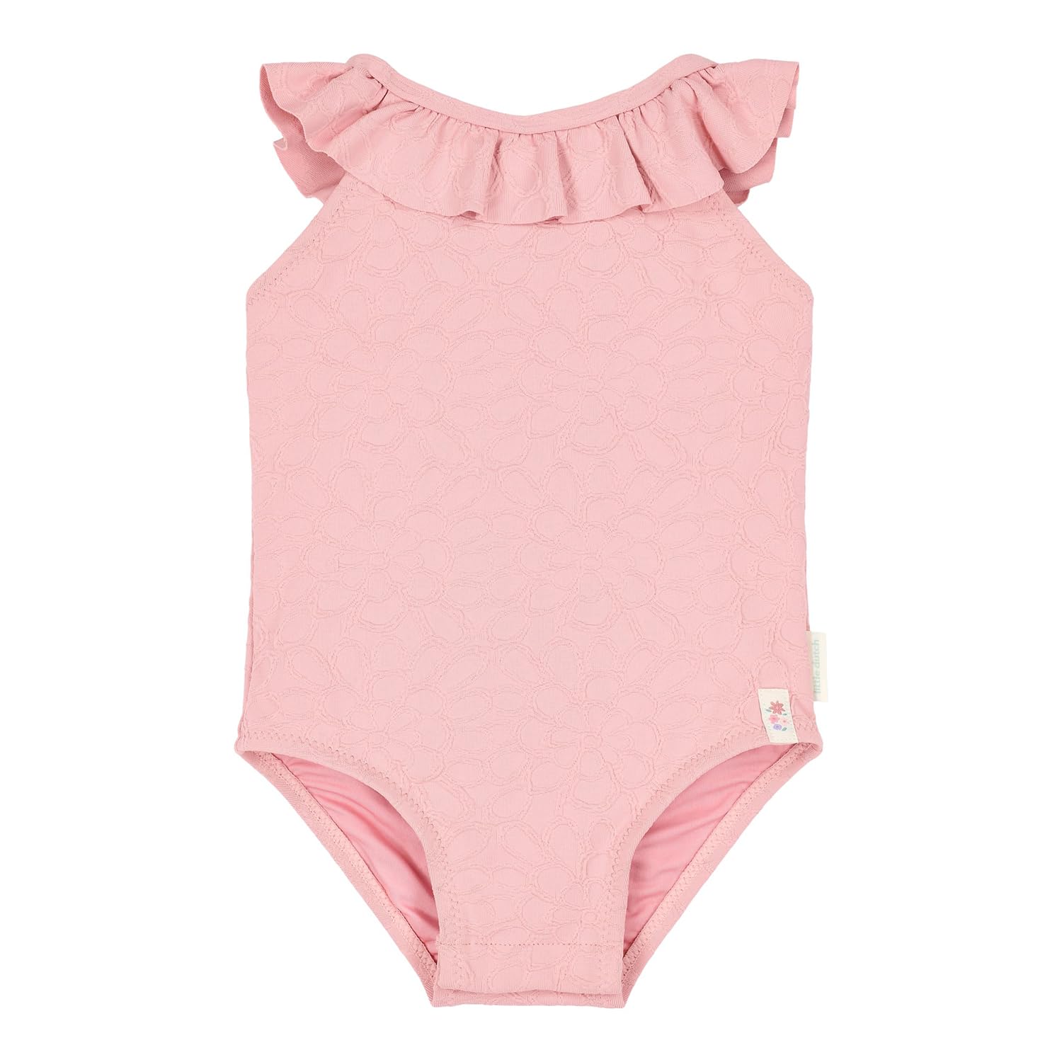 Badeanzug mit Rüschen ärmellos - Dreamy Pink Rose rosa (Gr. 74/80)