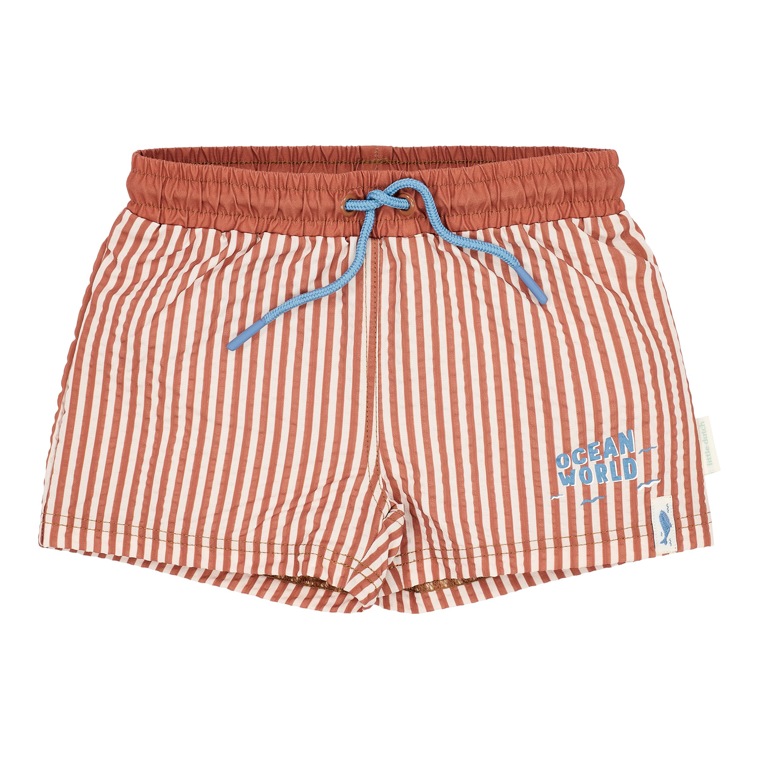 Badehose / Badeshorts - Brown Stripes braun / weiß (Gr. 62/68)