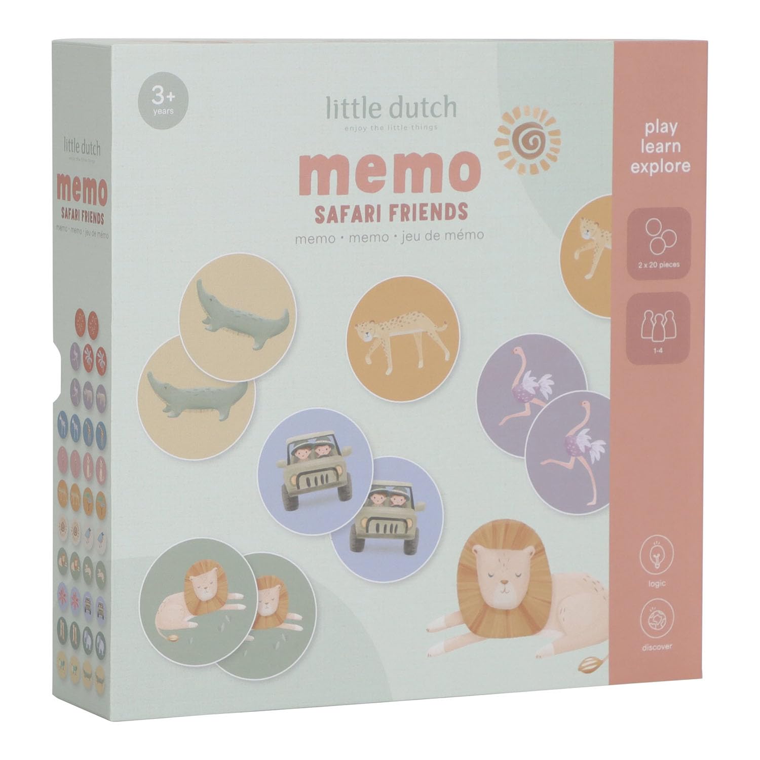 Memo Spiel - Safari Friends