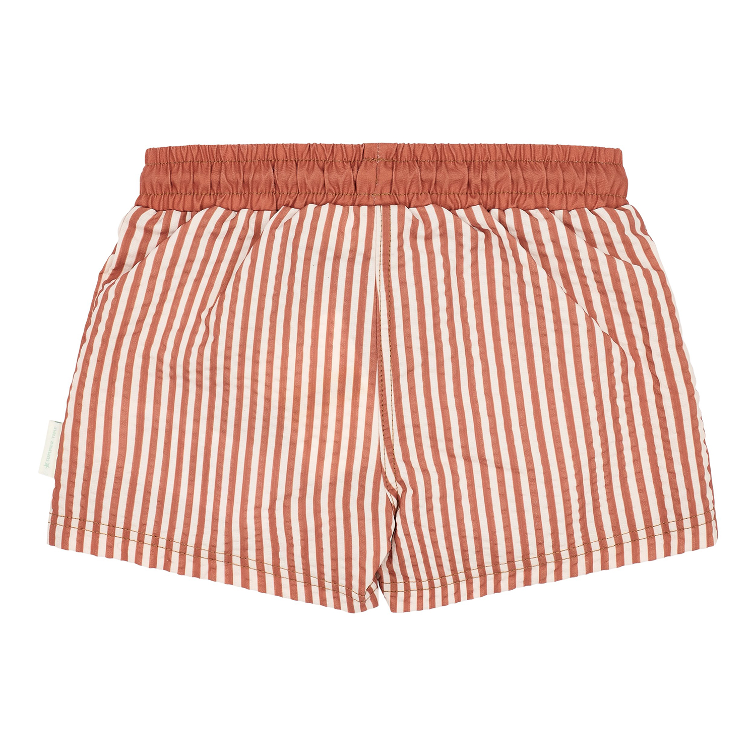 Badehose / Badeshorts - Brown Stripes braun / weiß (Gr. 62/68)