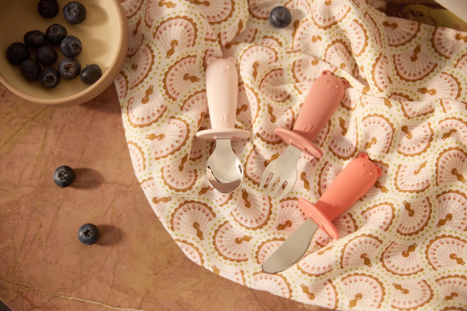 Kinderbesteck 3-teilig Blush Shades