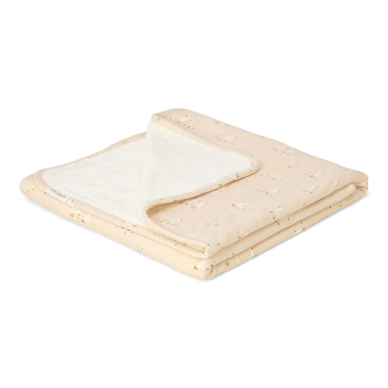 Kinderdecke mit Fleece Little Goose - Newborn Naturals beige (110x140 cm)