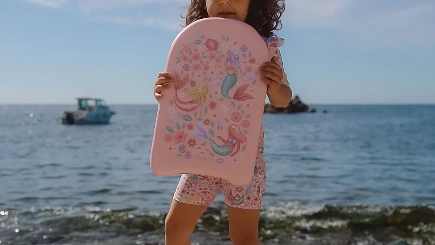 Schwimmbrett / Surfbrett - Dreamy Mermaid rosa
