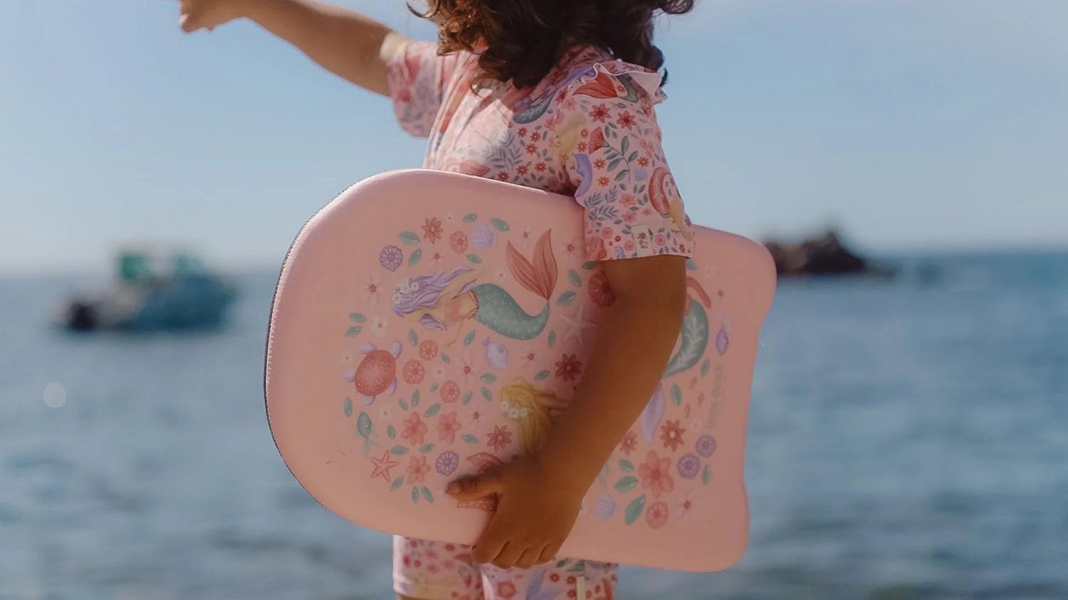 Schwimmbrett / Surfbrett - Dreamy Mermaid rosa