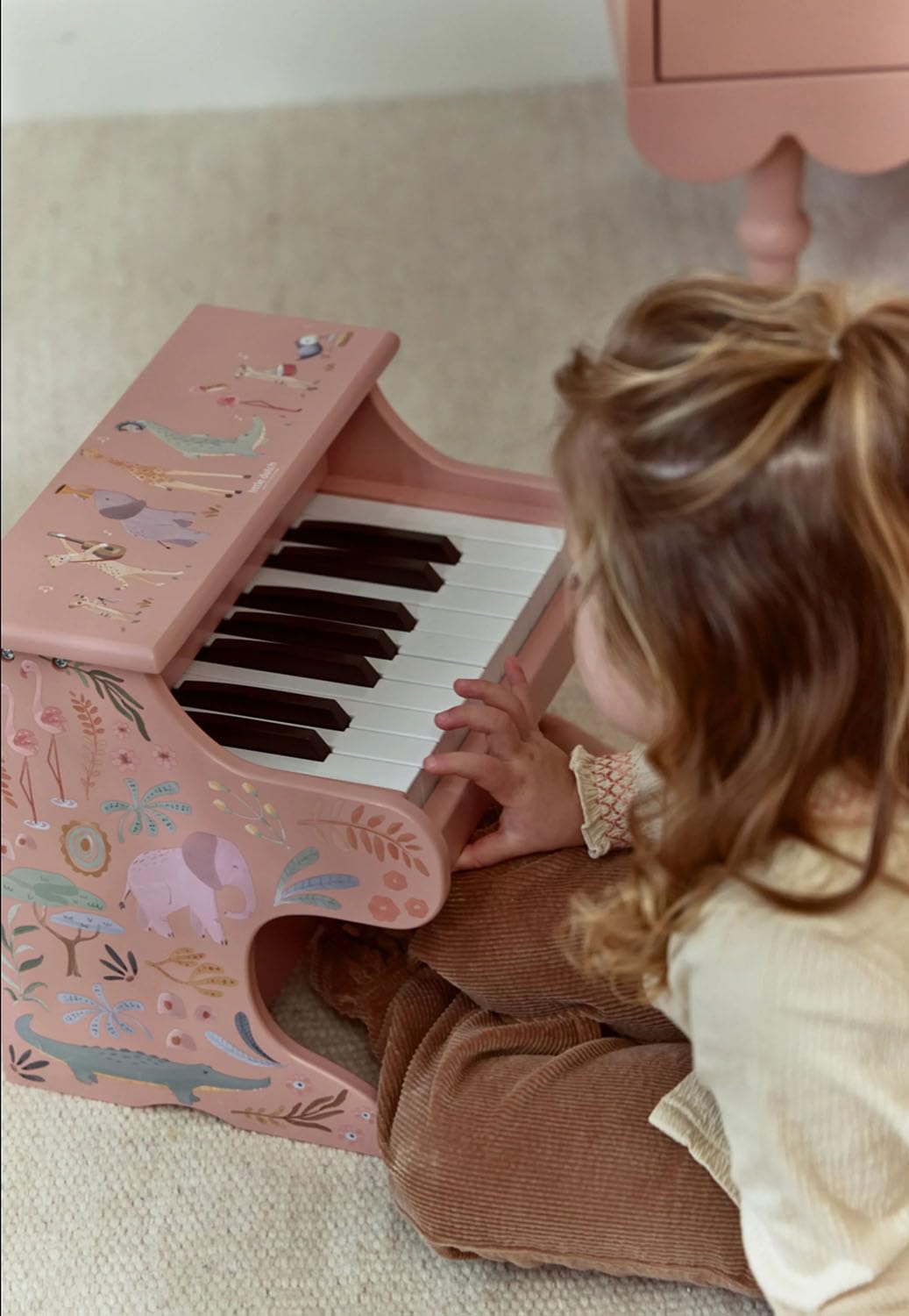 Piano / Holzklavier - Safari Friends rosa