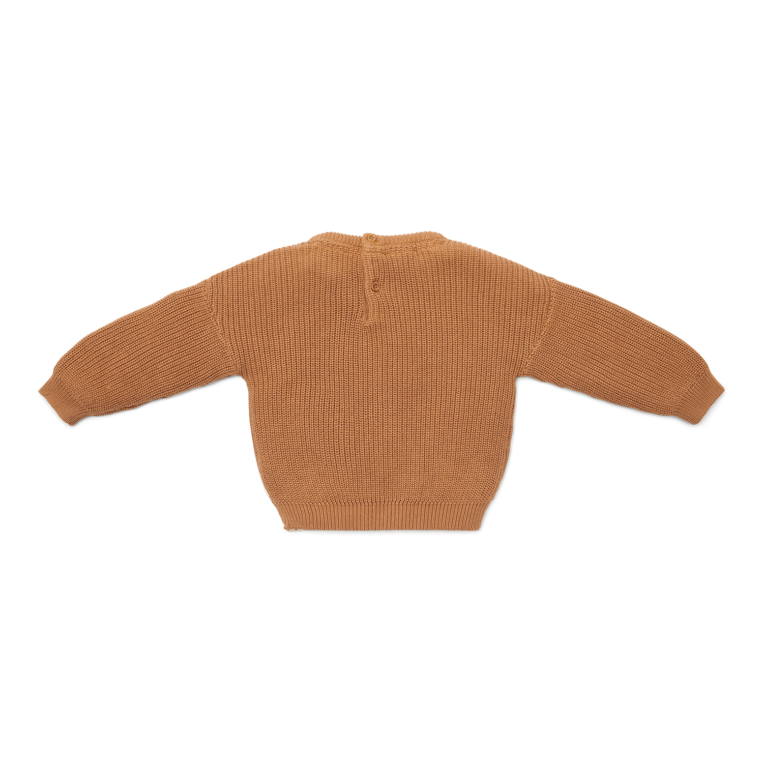 Long Sleeve Shirt / Pullover Strick - Little Farm braun (Gr. 92)