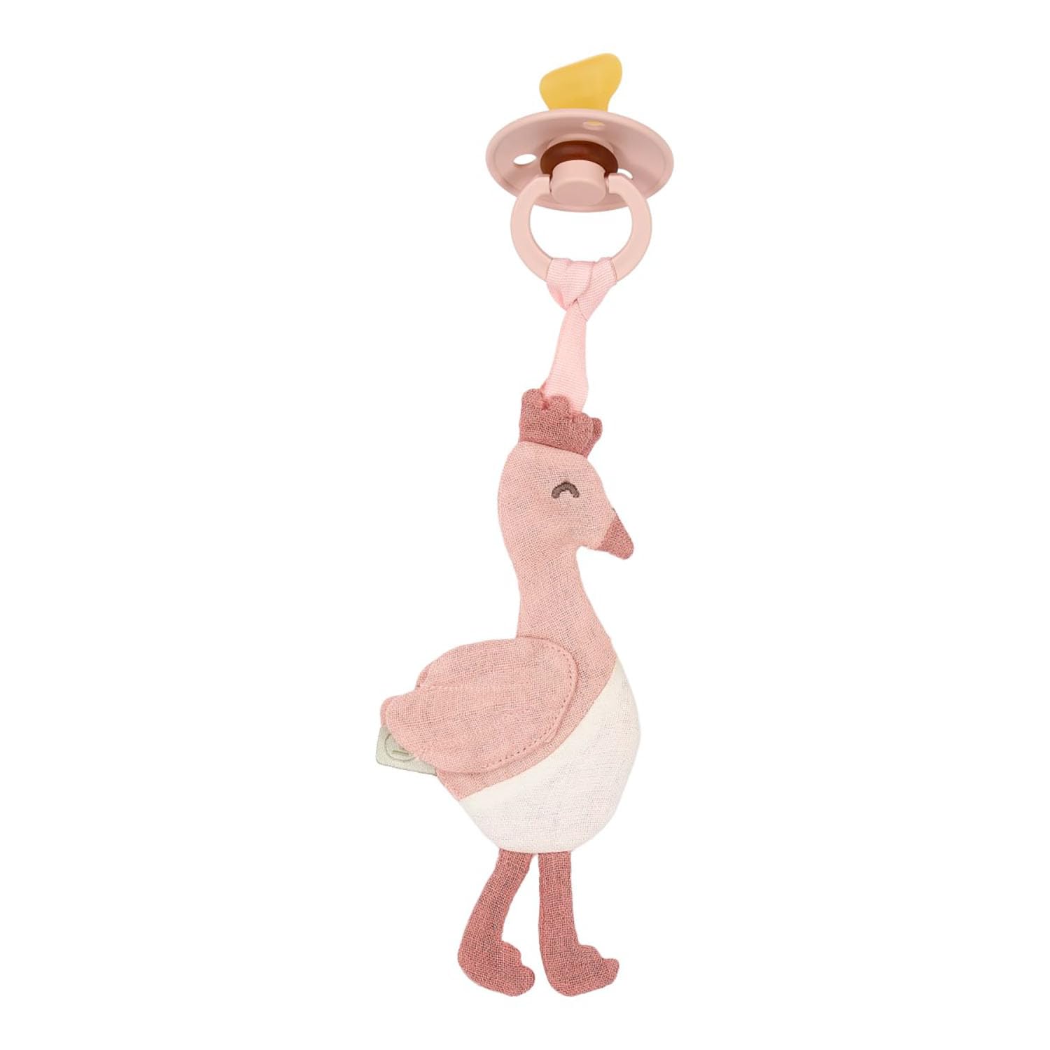 Schnullertuch Flamingo - Safari Friends rosa
