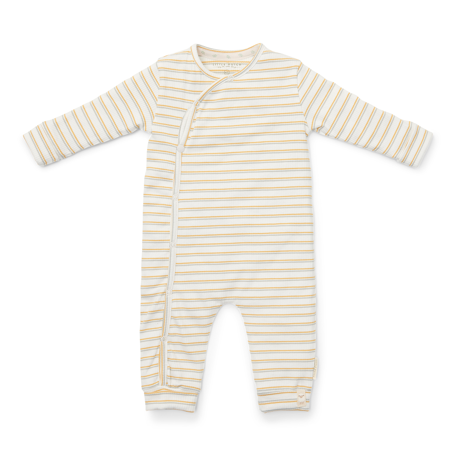 Strampler / Wickelstrampler langarm Multi Stripe - Little Farm (Gr. 44) Strampler / Wickelstrampler langarm Multi Stripe - Little Farm (Gr. 44)