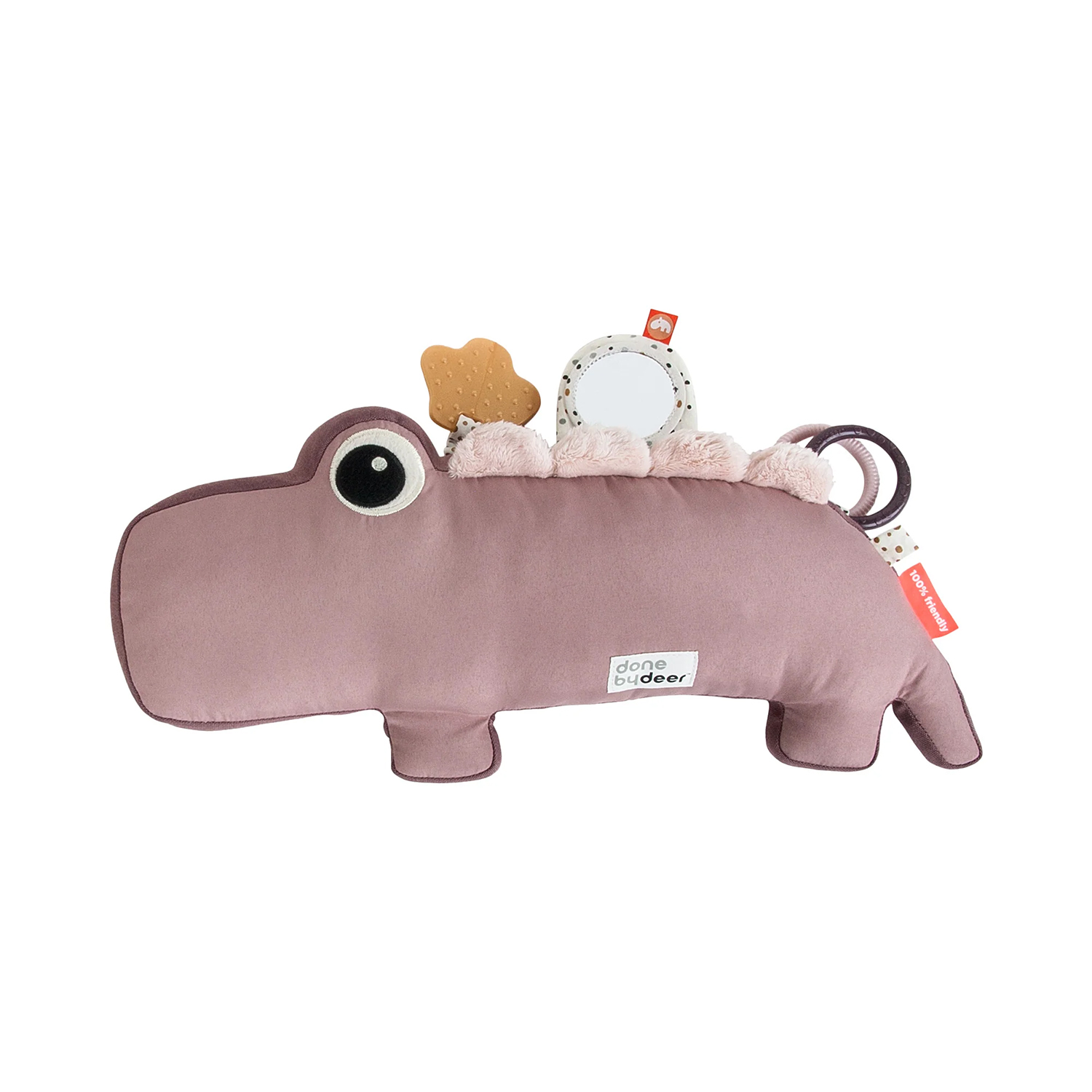 Activity Spielkissen Krokodil - Croco rosa Activity Spielkissen Krokodil - Croco rosa