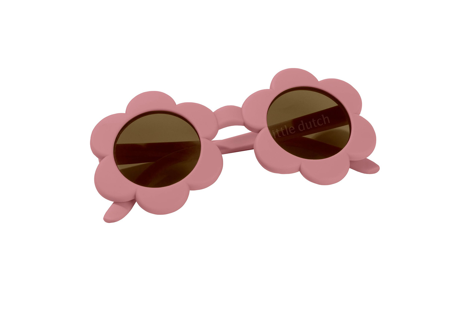 Kindersonnenbrille rund Blume - rosa