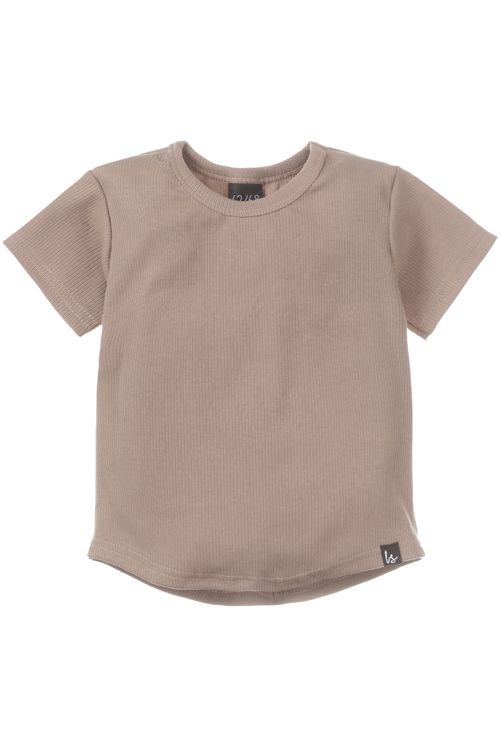 T-Shirt Rippe braun (Gr. 62/68)