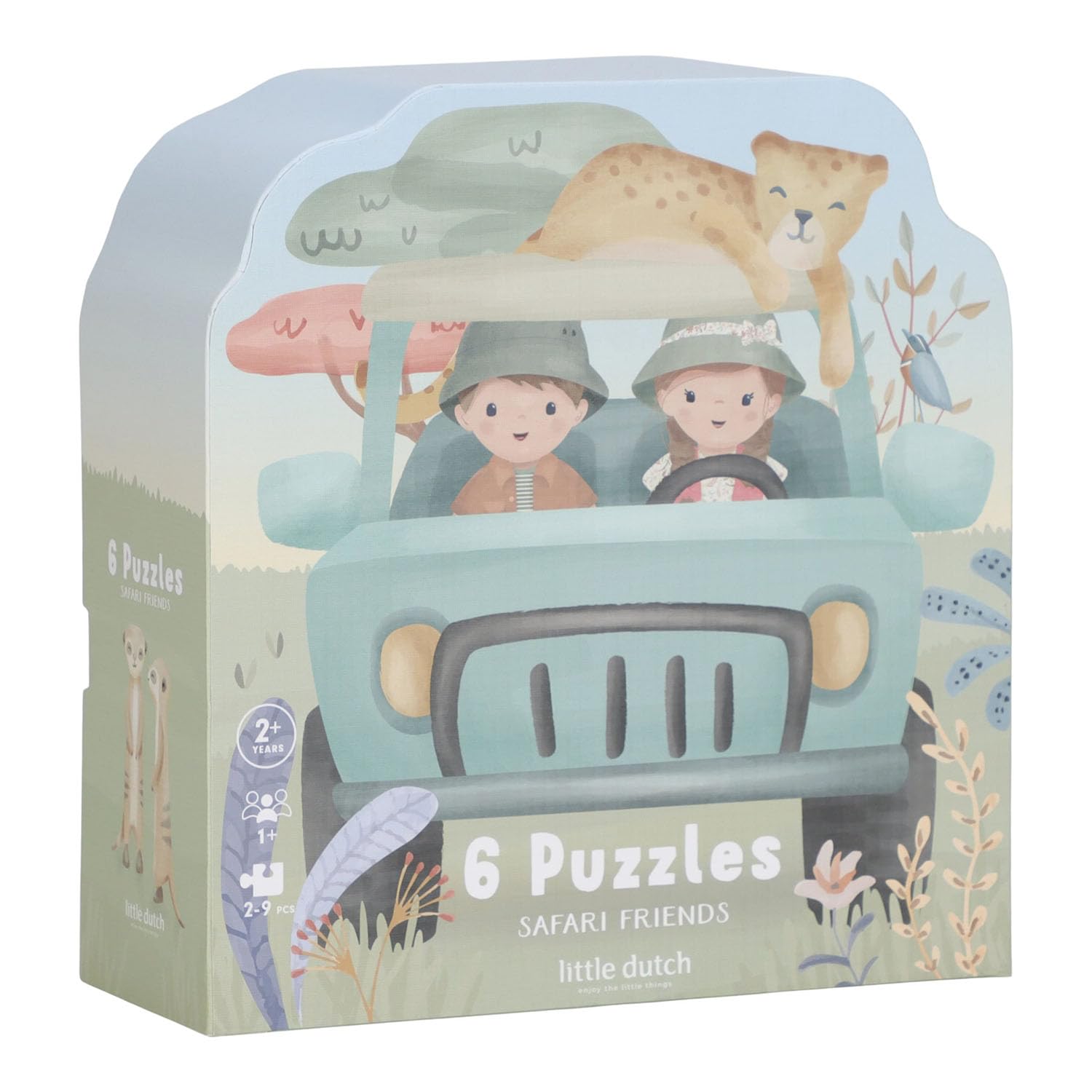 Puzzle 6in1 - Safari Friends