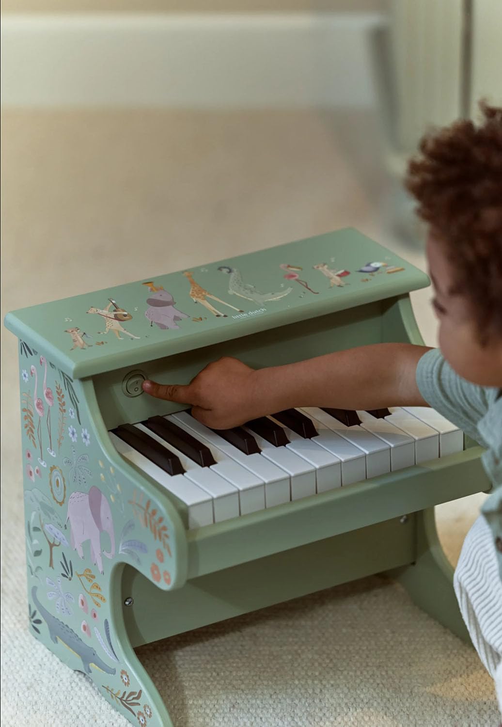 Piano / Holzklavier - Safari Friends grün