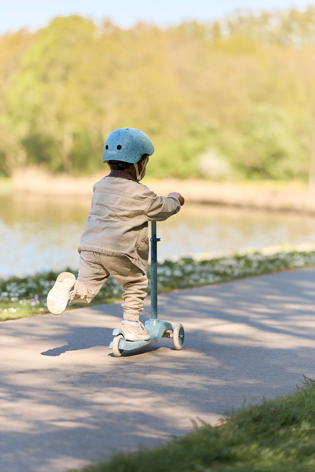 Kinderroller / Tretroller - Safari Dreams blau