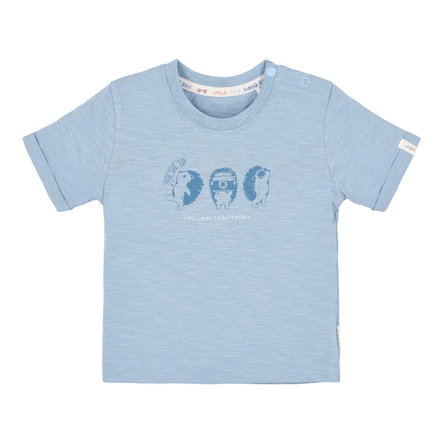 T-Shirt Steel Blue - Forest Friends blau (Gr. 74)