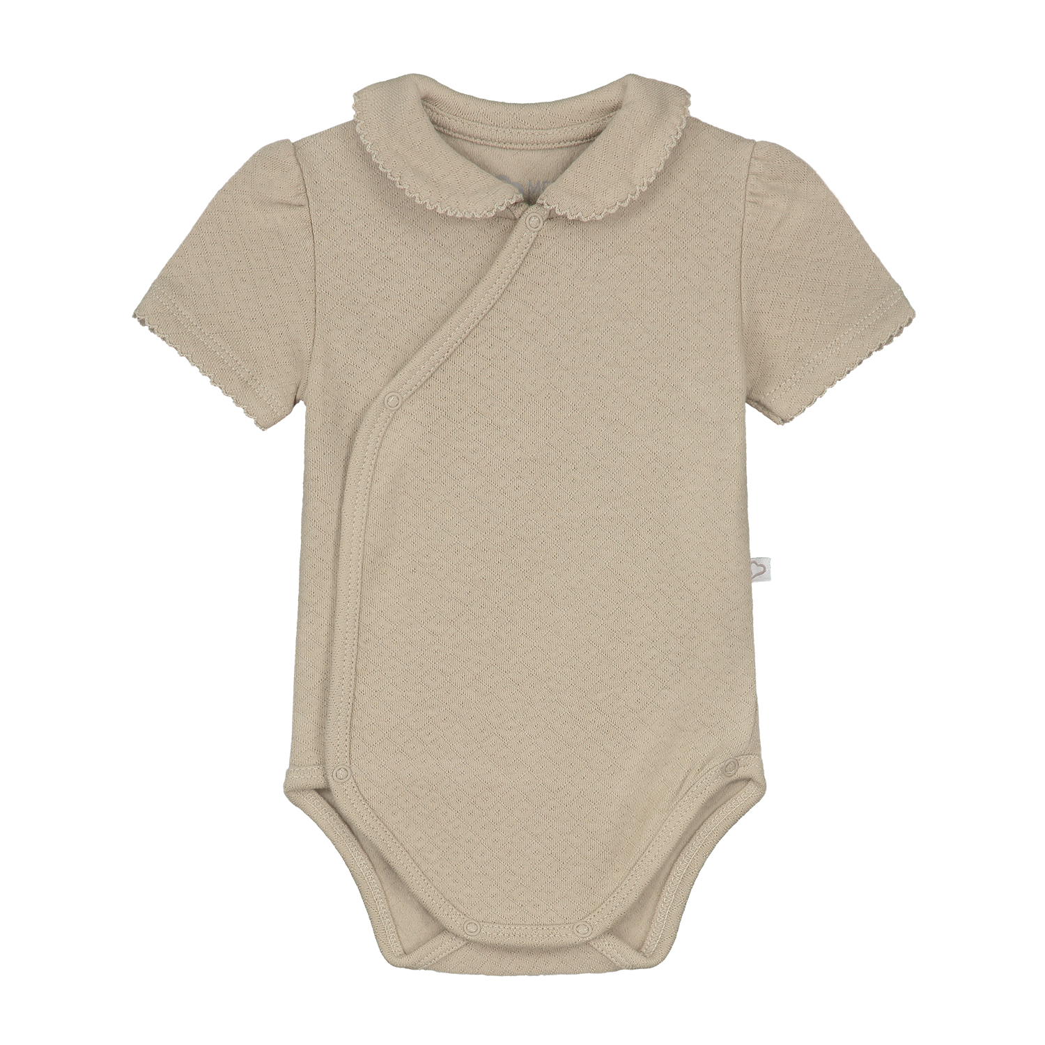 Body Charlotte kurzarm mit Kragen sand (Gr. 62/68) Body Charlotte kurzarm mit Kragen sand (Gr. 62/68)